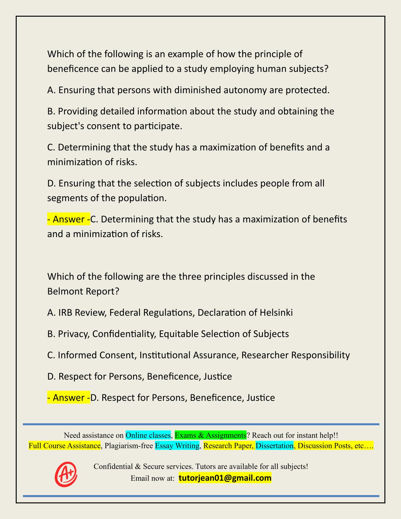 2025/2026 CITI TRAINING, MODULES 1-24 (BIOMEDICAL RESEARCH) LATEST