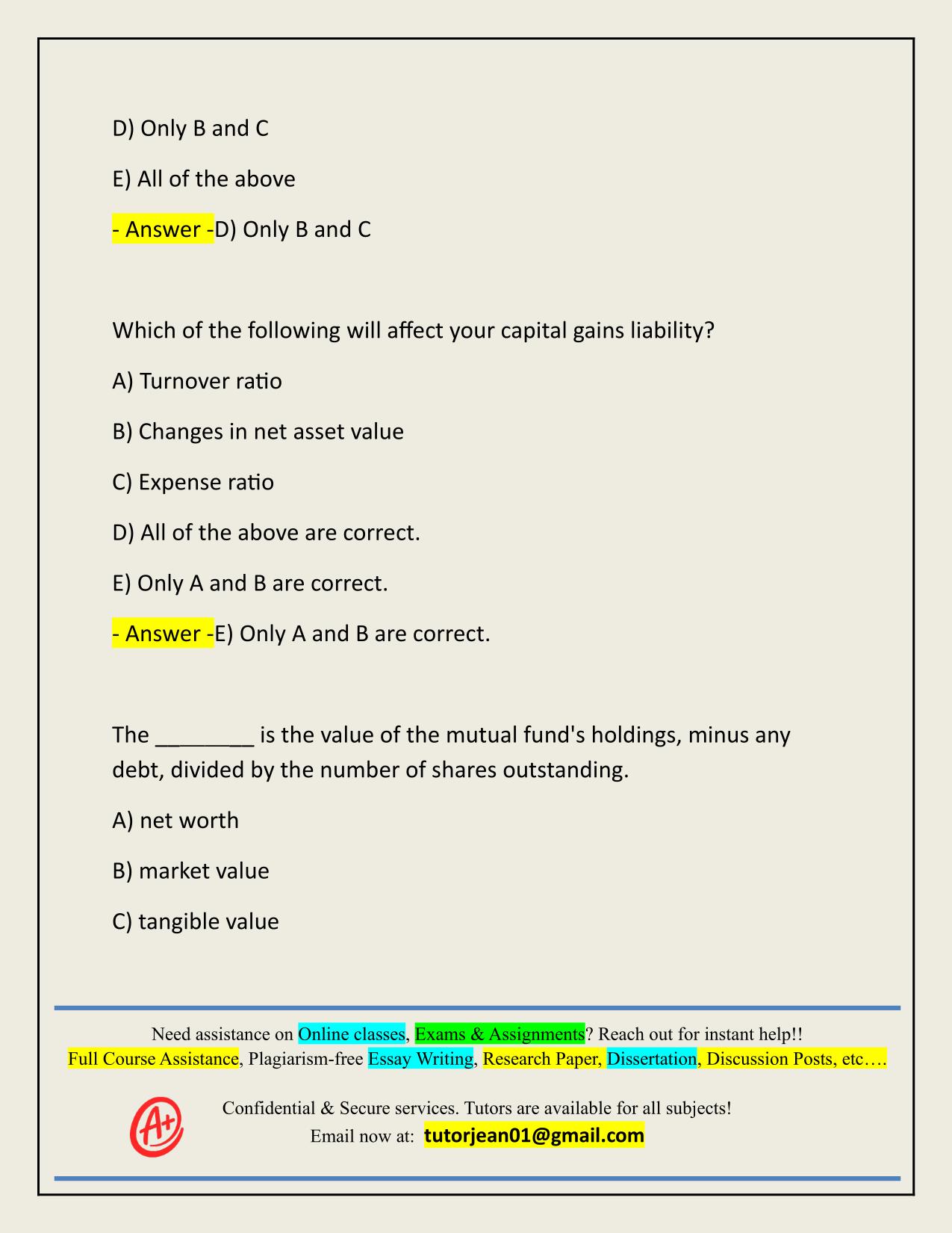 FINA EXAM 3 ACTUAL 2025/2026 CORRECTLY ANSWERED
