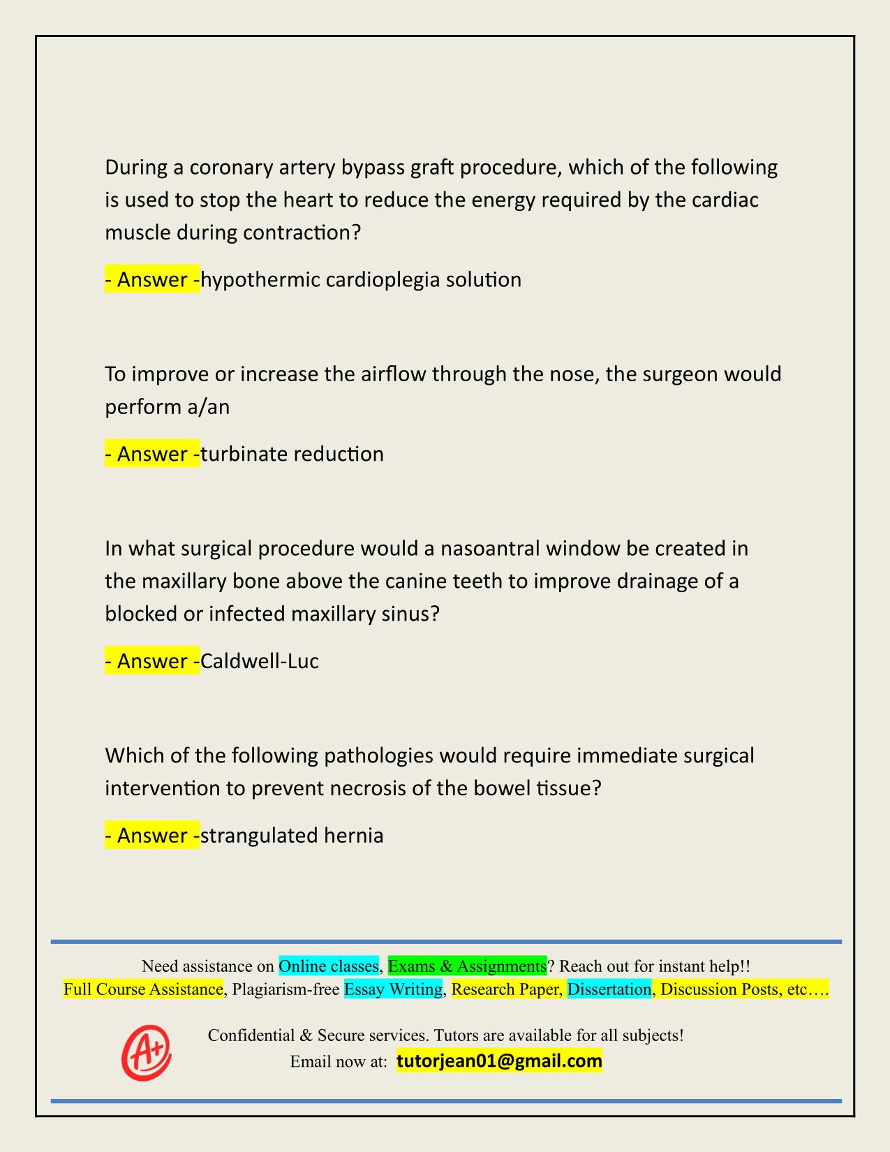NORTHSTAR SURGICAL SPECIALTIES EXAM ACTUAL 2025/2026