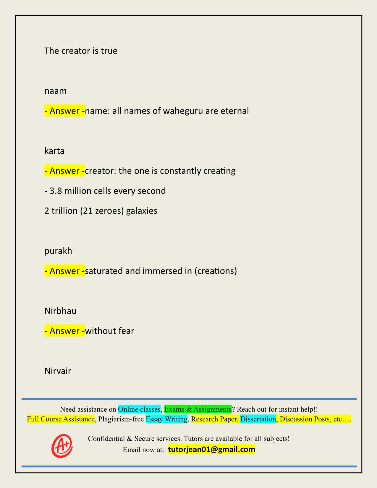 SAGE GURMAT FINAL EXAM ACTUAL 2025/2026 Q&A