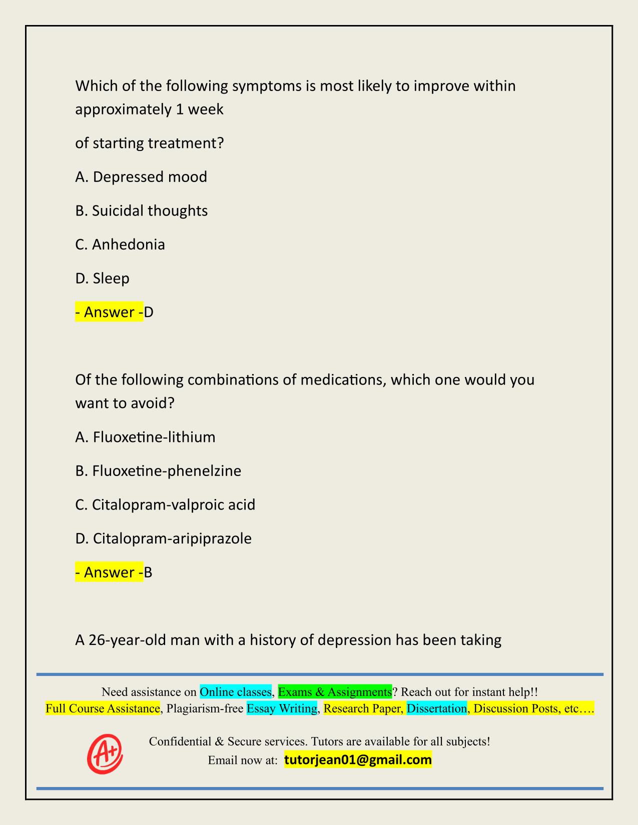 2025/2026 NSG 533 ADVANCED PHARMACOLOGY TEST 1 WEEK 4 ACTUAL Q&A