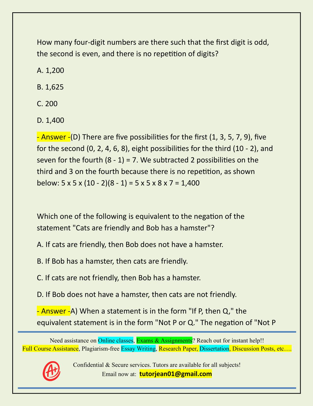 STUDY CLEP COLLEGE MATH ACTUAL 2025/2026 QUESTIONS AND 100% VERIFIED ANSWERS