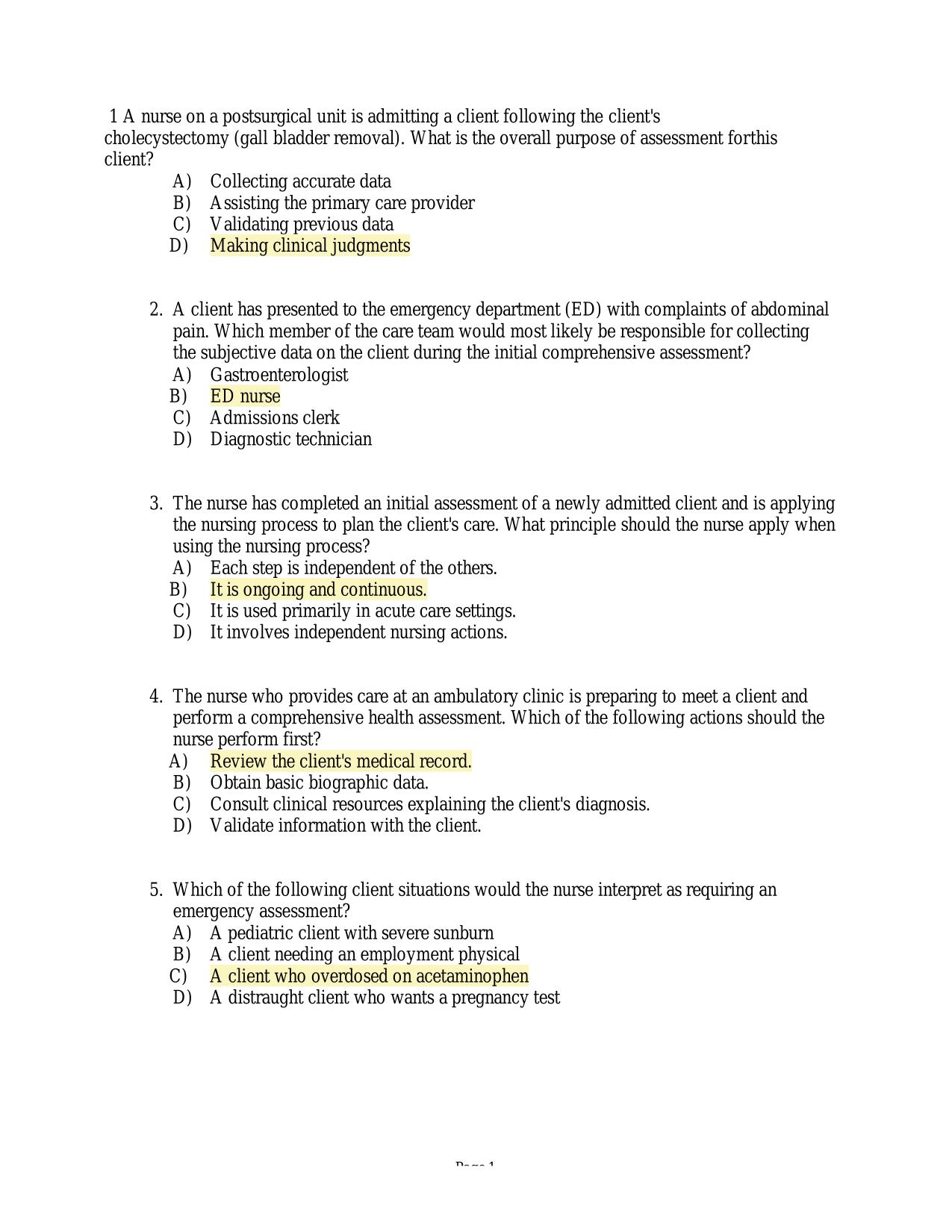Test Bank for Health Assessment in Nursing 7th Edition by Janet R Weber & Jane H Kelley ISBN 9781975172572 | 34 Chapters