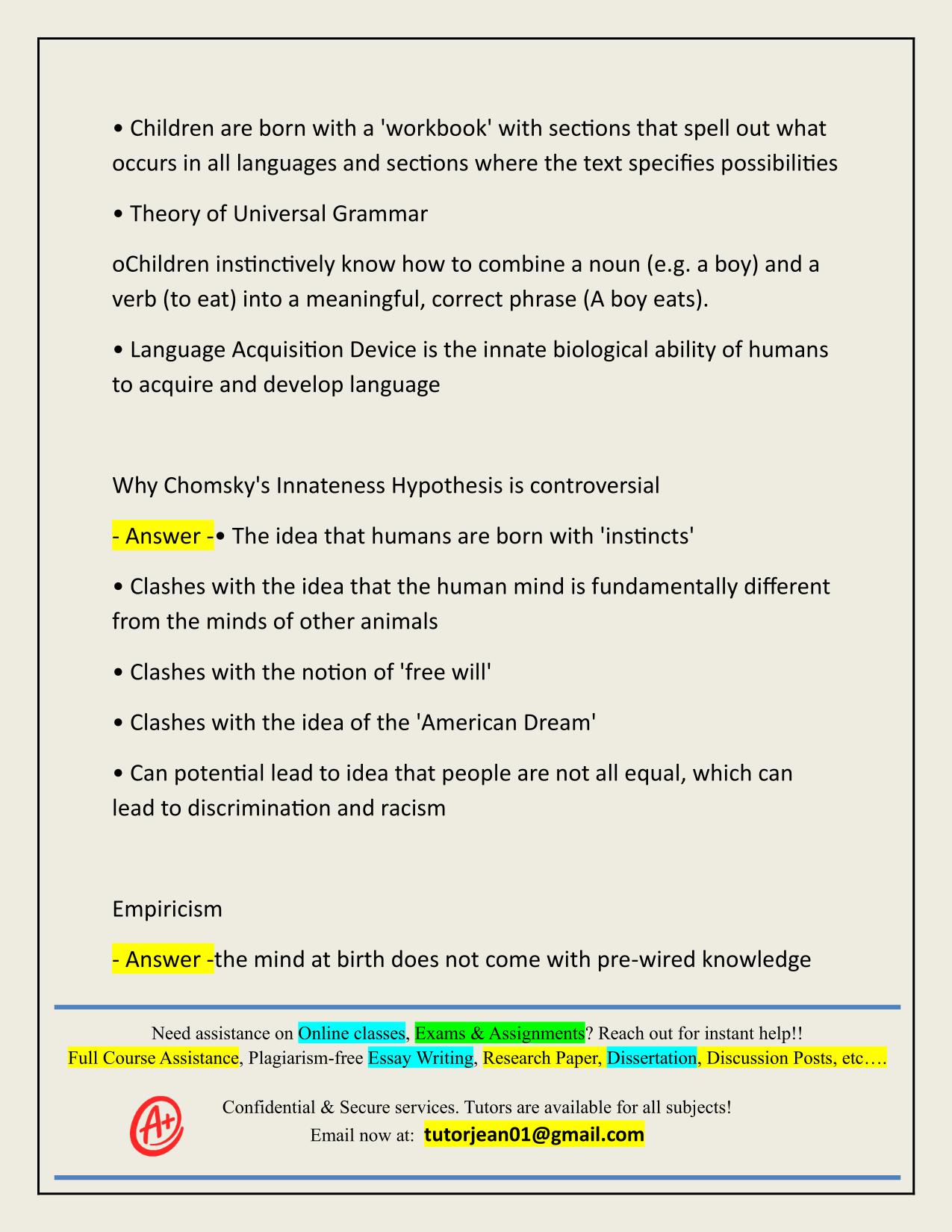 LING 1010 UCONN EXAM 1 ACTUAL 2025/2026 UPDATE