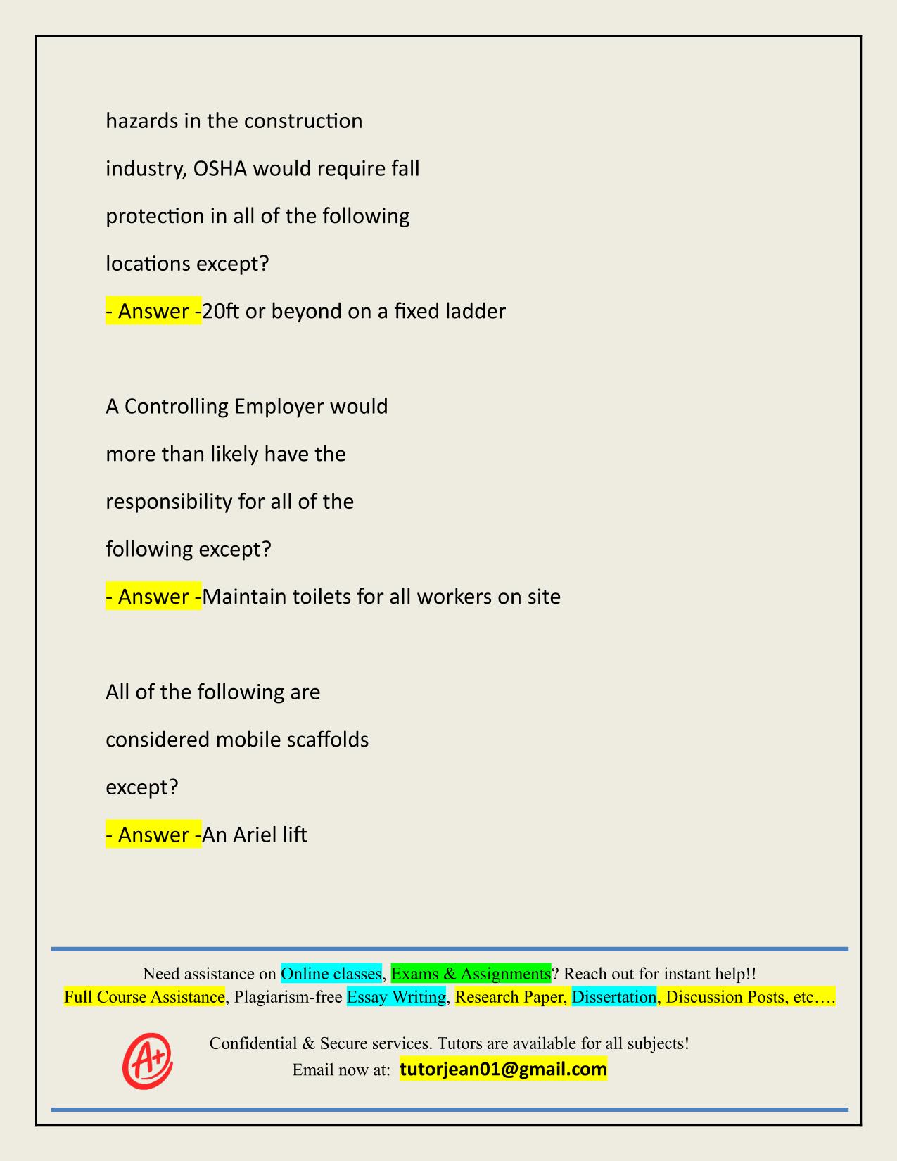 SST 8 HOUR FALL ARREST QUIZ ACTUAL 2025/2026 UPDATED