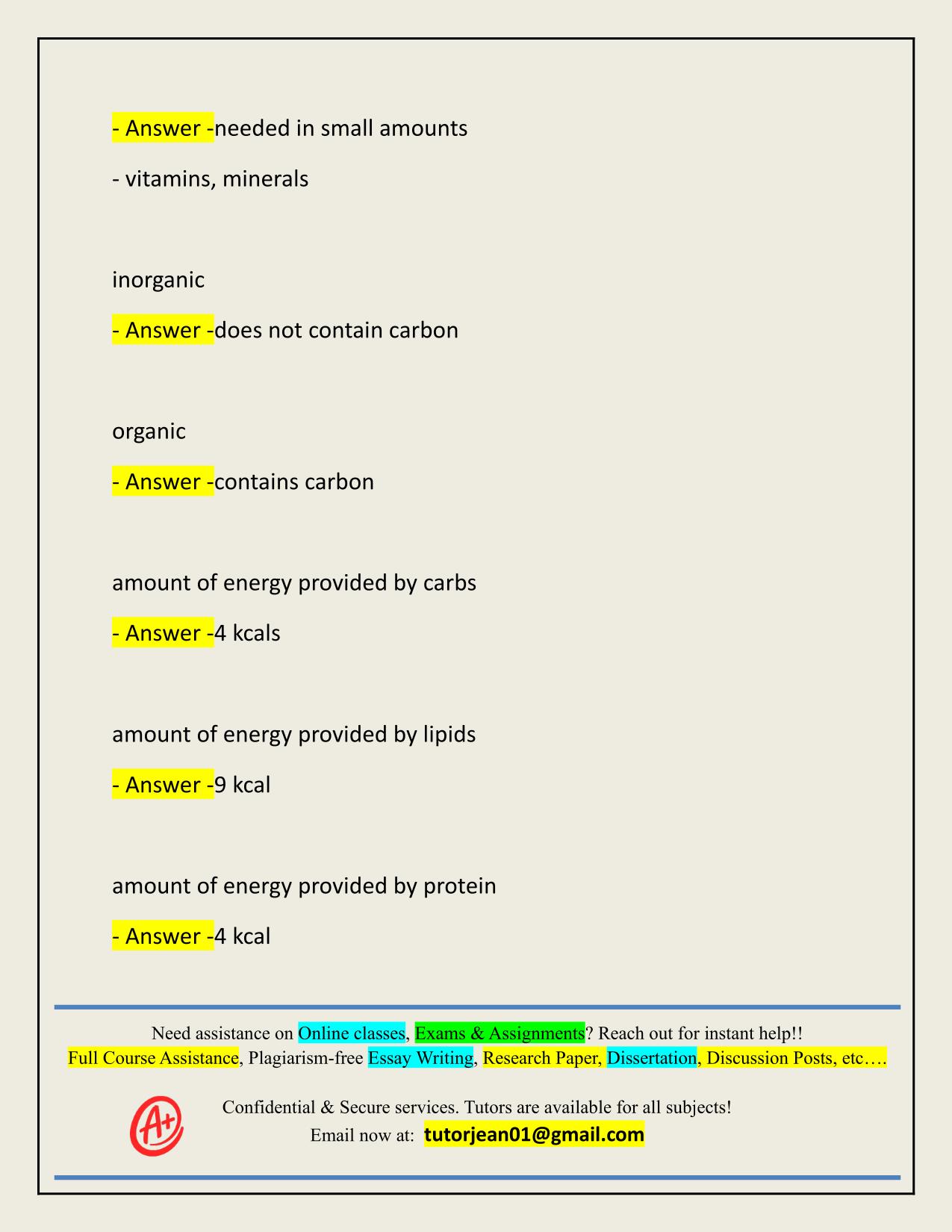 NUSC 1165 FINAL EXAM CHEA ACTUAL 2025/2026 QUESTIONS AND 100% CORRECT ANSWERS