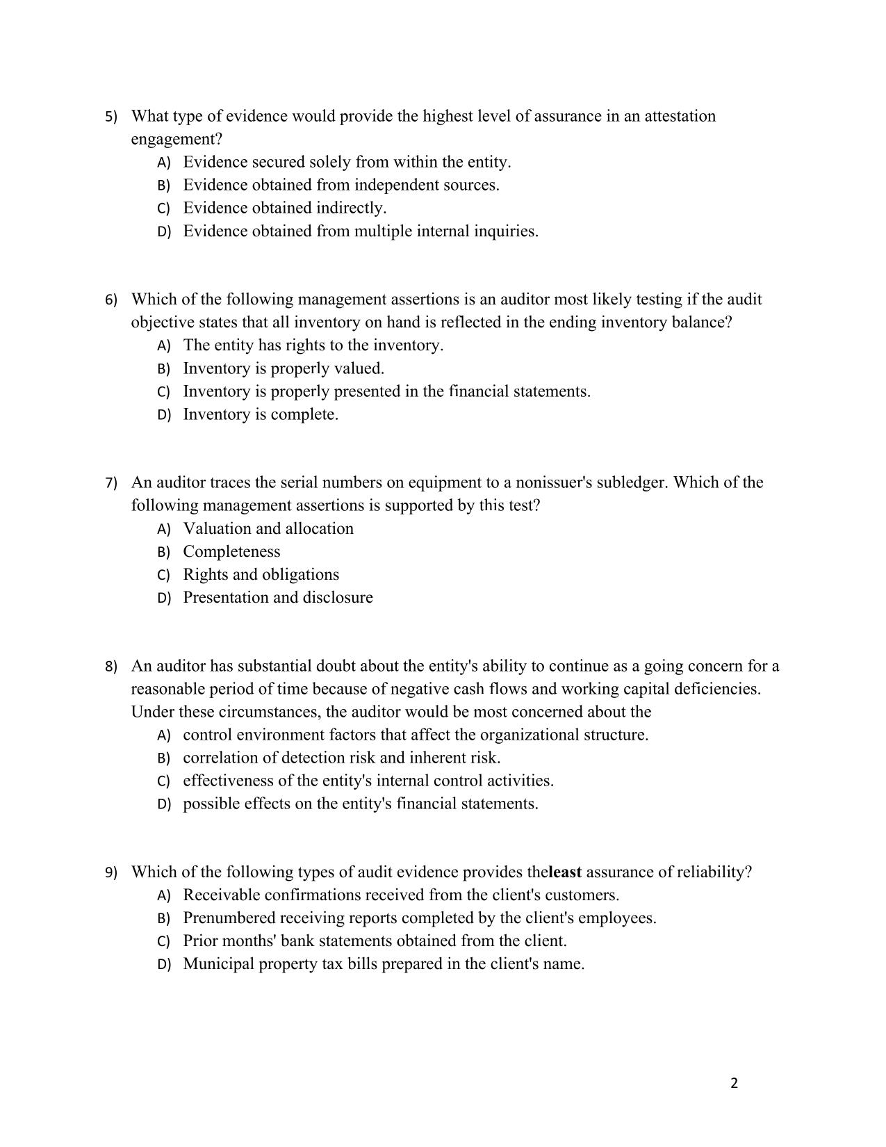 TEST BANK For Louwers, Auditing and Assurance Services 9th Edition, by Louwers, Bagley, Blay, Strawser, and Thibodeau, Verified Chapters 1 - 12