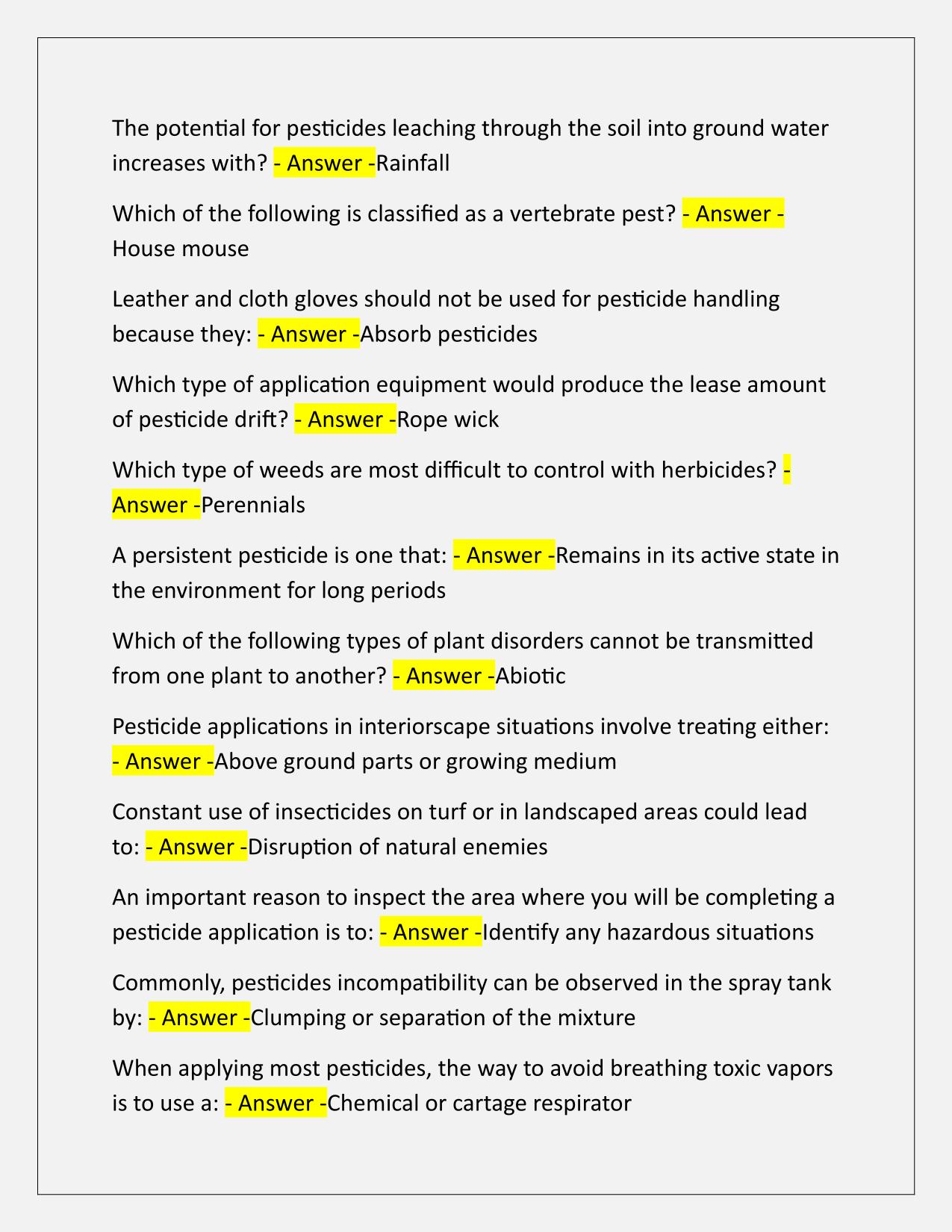 QAC Landscape and Maintenance EXAM Q&A Latest Update