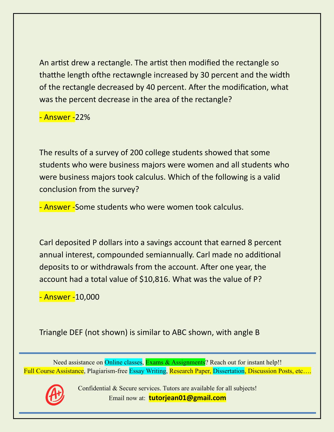 CLEP COLLEGE MATHEMATICS ACTUAL 2025/2026 QUESTIONS AND 100% CORRECT ANSWERS