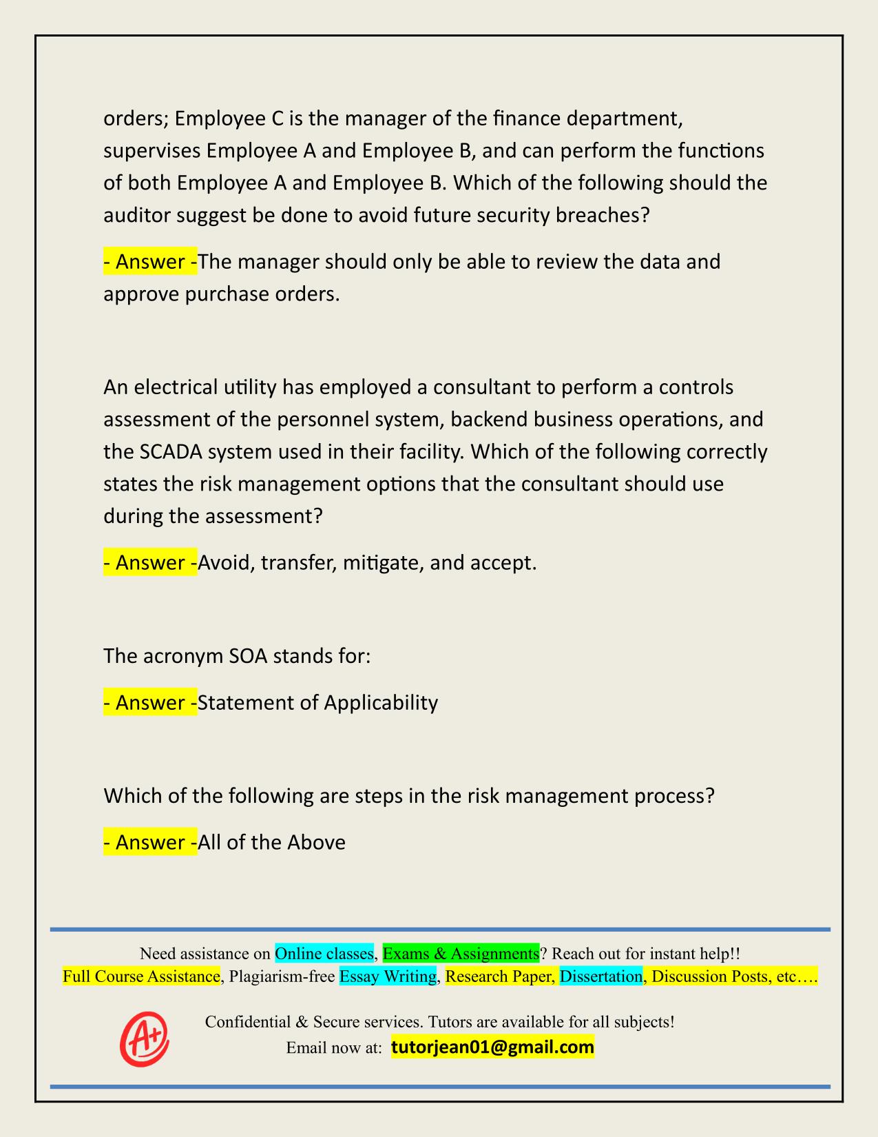 FedVTE ENTERPRISE CYBERSECURITY OPERATIONS ACTUAL 2025/2026