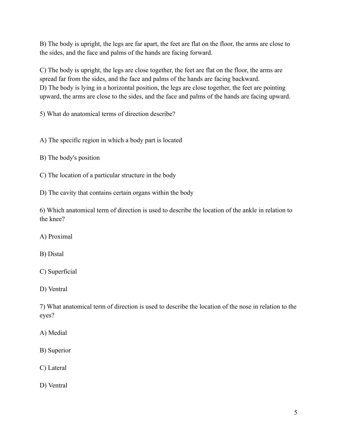 Test Bank for Anatomy, Physiology and Disease 3rd Edition by Deborah Roiger All Chapters ISBN: 9781265135744