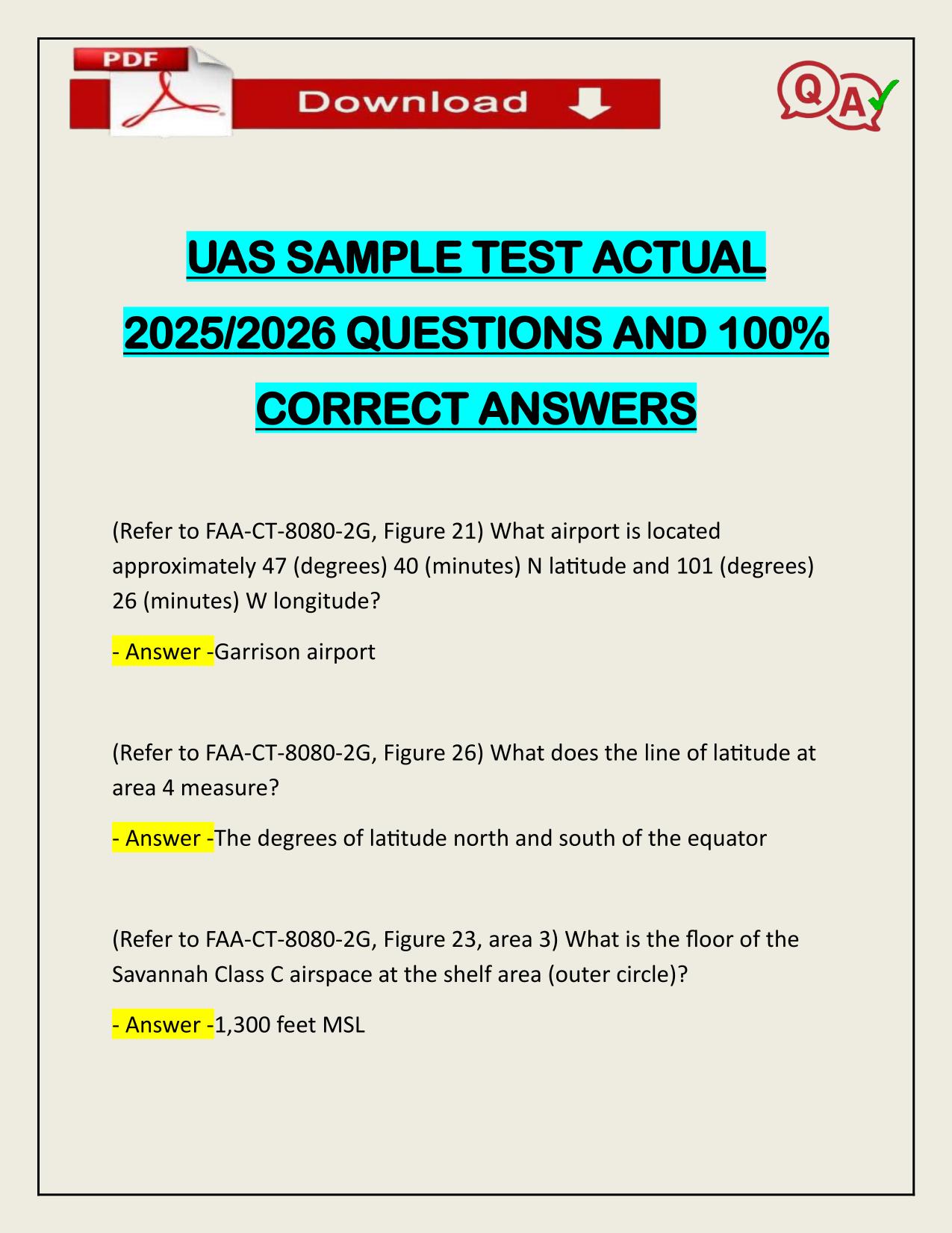 UAS SAMPLE TEST ACTUAL 2025/2026 Q&A