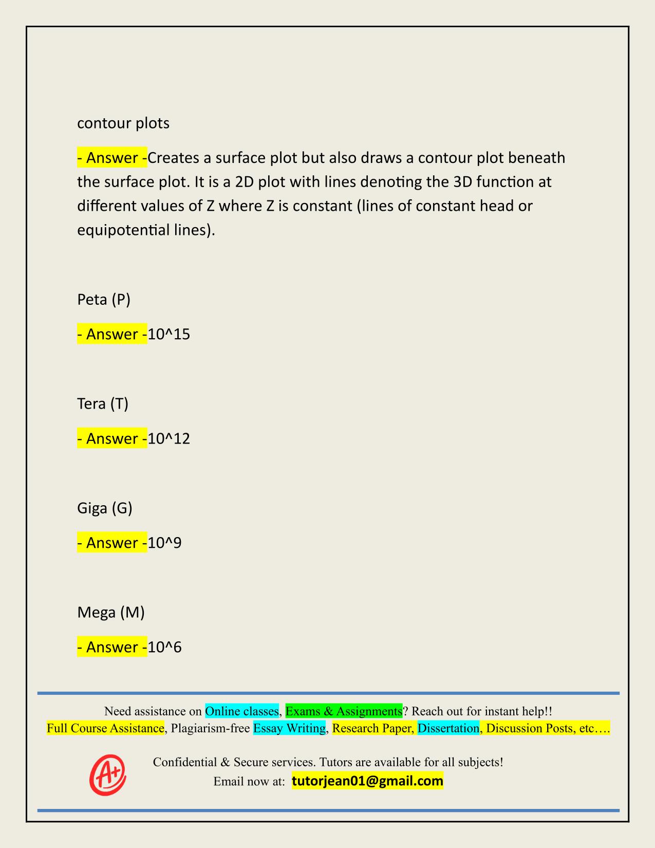 EOSC 372 ASSIGNMENTS AND QUIZZES ACTUAL 2025/2026