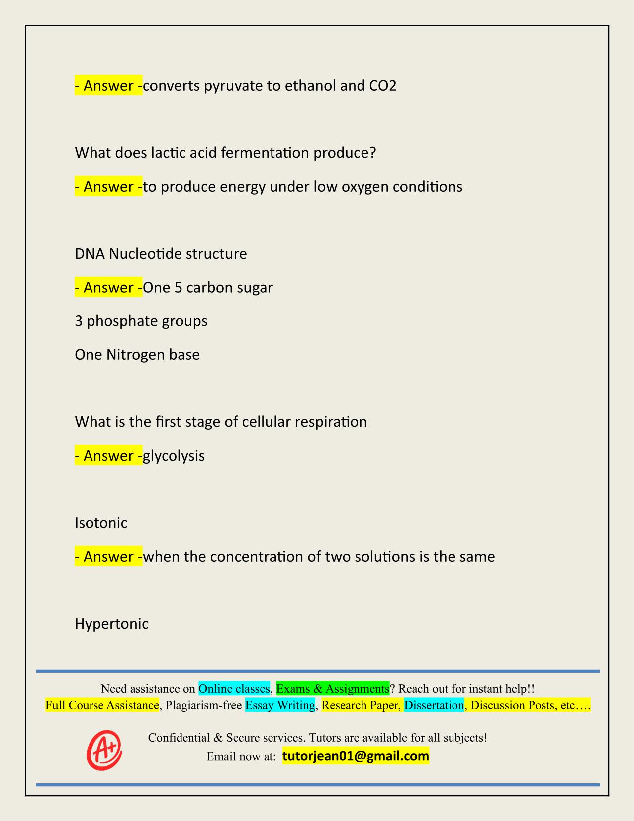 2025/2026 BIO 189- FINAL ARIZONA COLLEGE OF NURSING