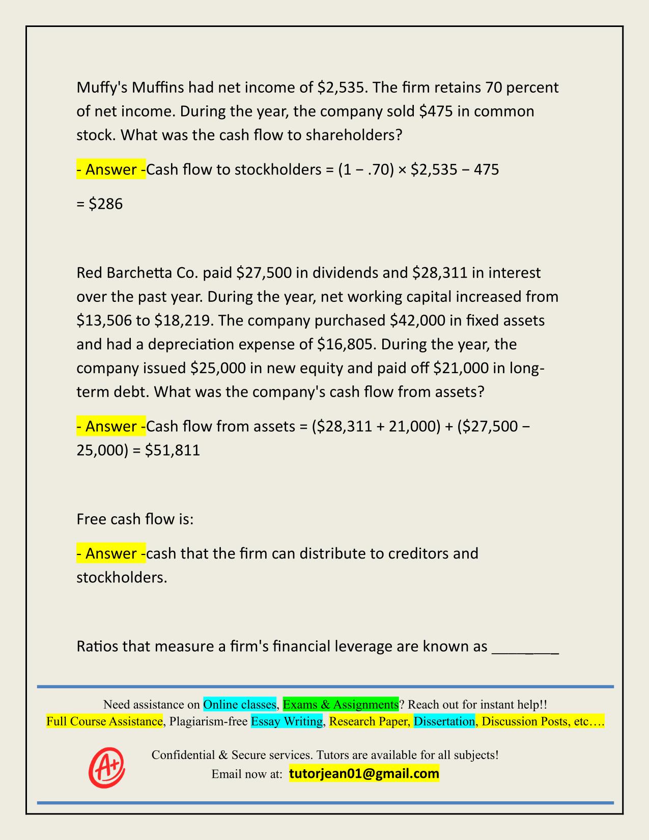 FINA 355 FINAL EXAM ACTUAL 2025/2026 WITH VERIFIED ANSWERS