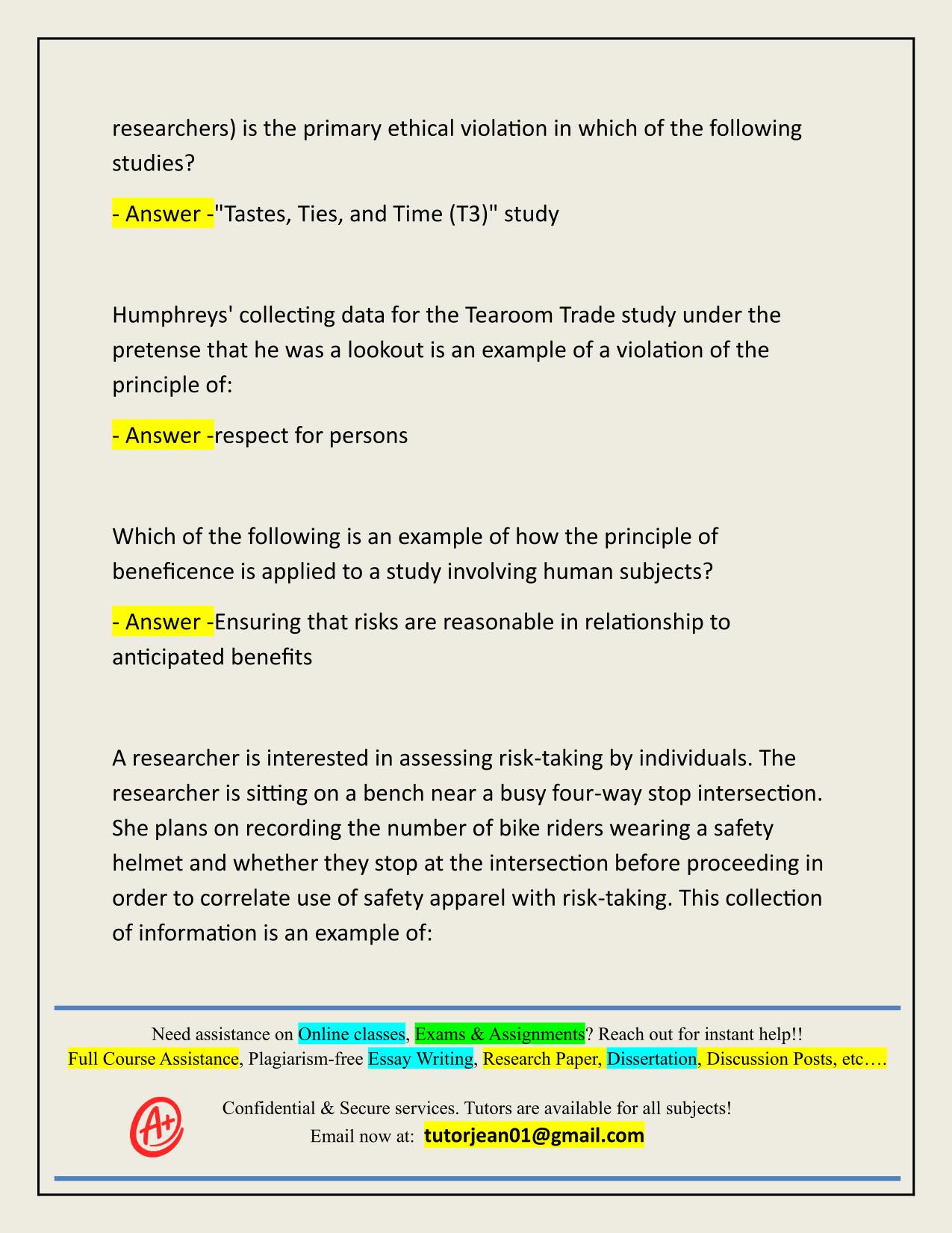 CITI STUDY SET ACTUAL 2025/2026 WITH CORRECT ANSWERS