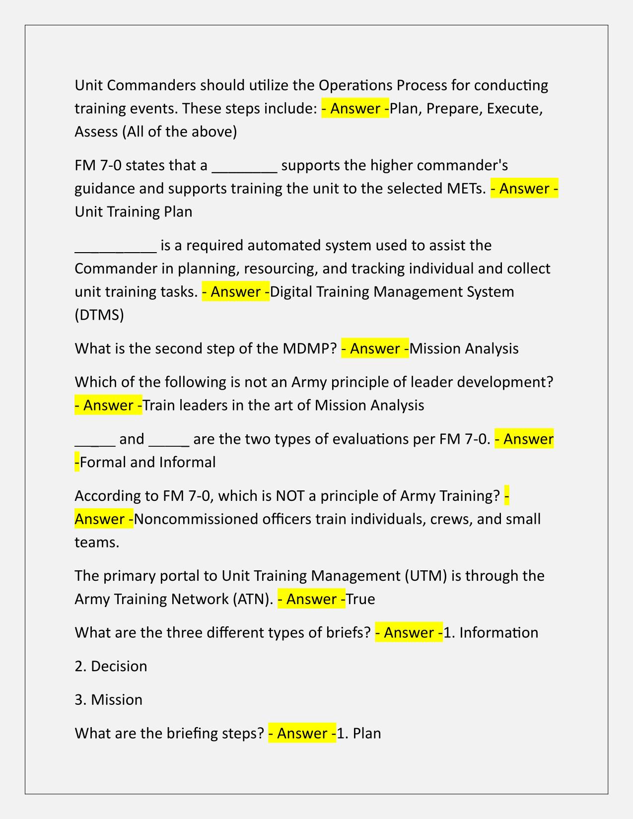 Captains Career Course-Common Final EXAM Q&A Latest Update
