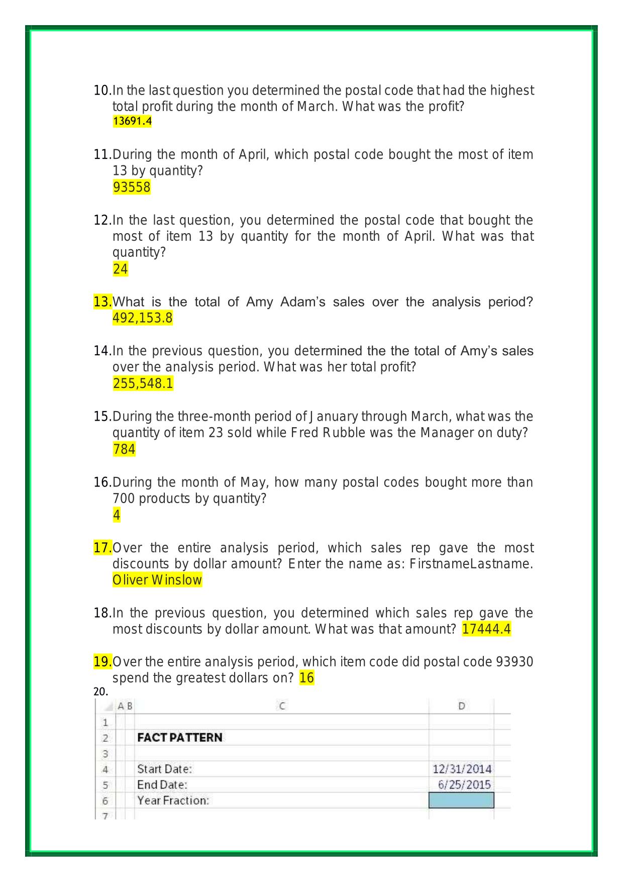 EXCEL CRASH COURSE EXAM 2025/2026 LATEST VERSION FROM WALL STREET | WSP EXCEL CRASH COURSE