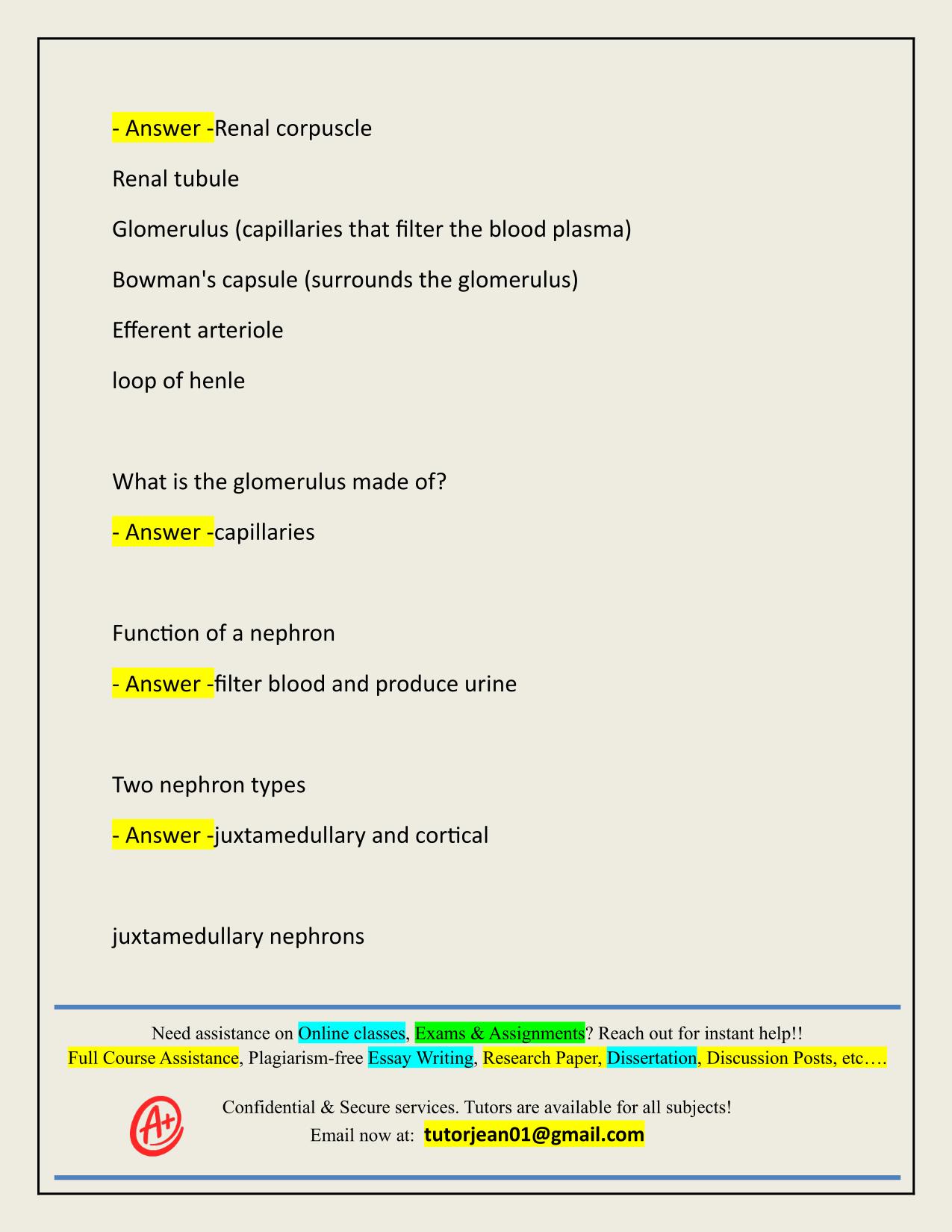 BIO 253 FINAL EXAM ACTUAL 2025/2026 CORRECTLY ANSWERED