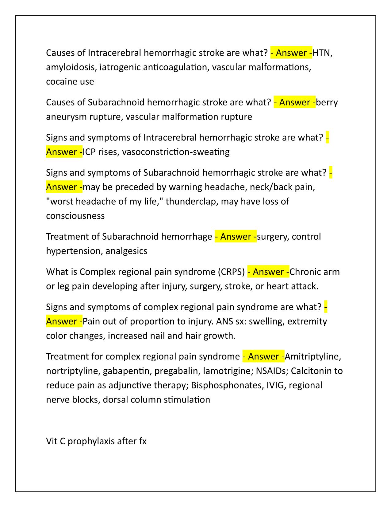 PAEA Internal Medicine EOR EXAM Q&A Latest Update