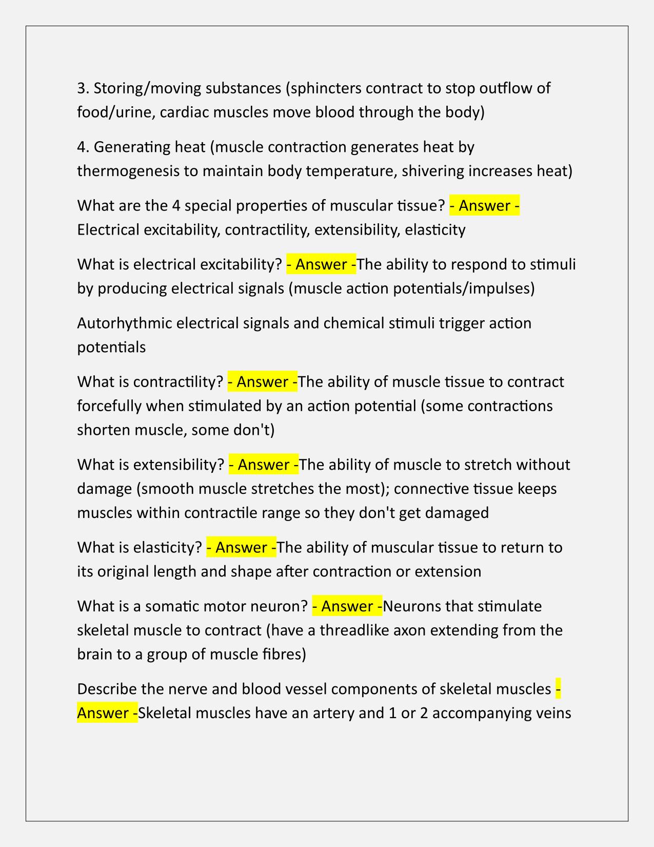 BIOL 235 Chapter 10 Q&A Latest Update