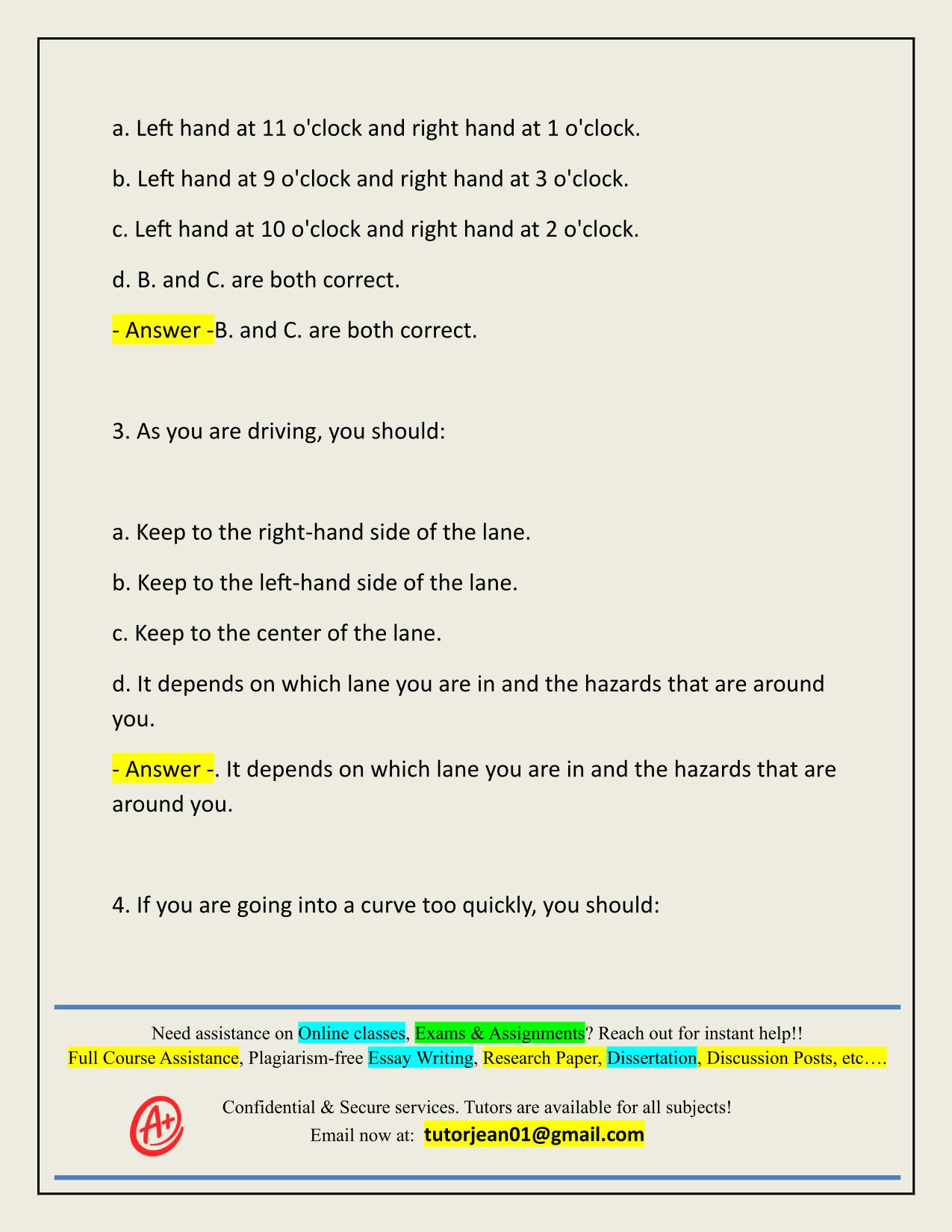 2025/2026 ICBC LEARNER'S DRIVER TEST QUESTIONS, RICHMOND LIBRARY SITE ACTUAL Q&A 100% PASS