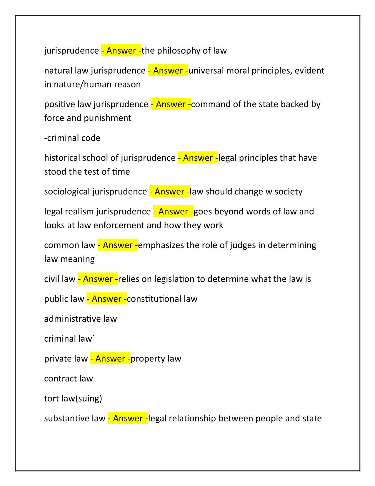 LEGL 2700 ROESSING TEST 1 Questions and Correct Answers 2025
