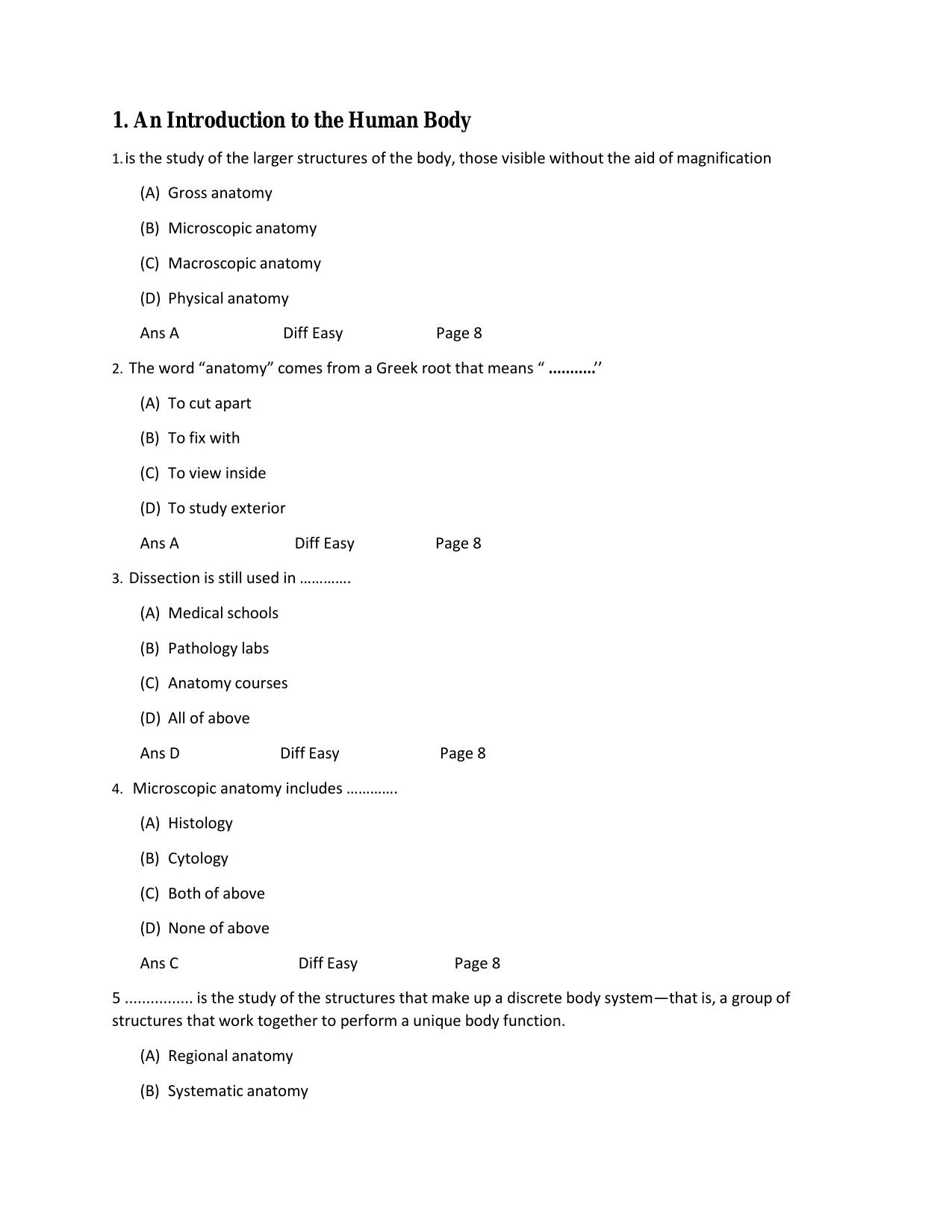Test Bank for Anatomy and Physiology Openstax 2nd Edition All Chapters 2025 Update ISBN:9781711494067
