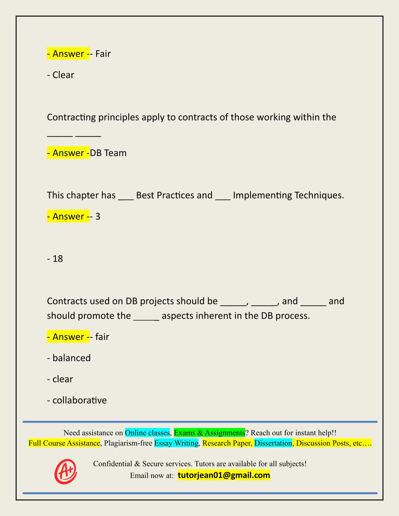 DBIA EXAM #3 ACTUAL 2025/2026 Q&A 100% PASS