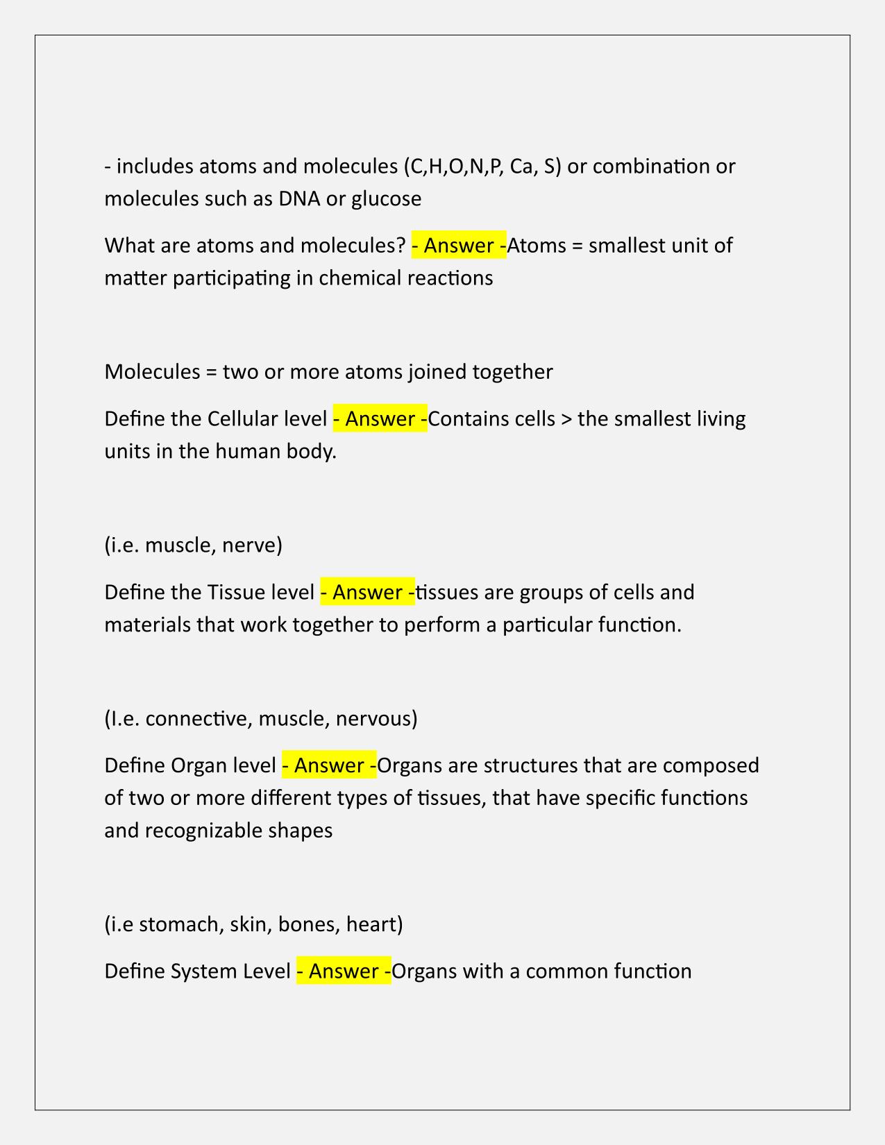 BIO 235 Chapter 1 Q&A Latest Update