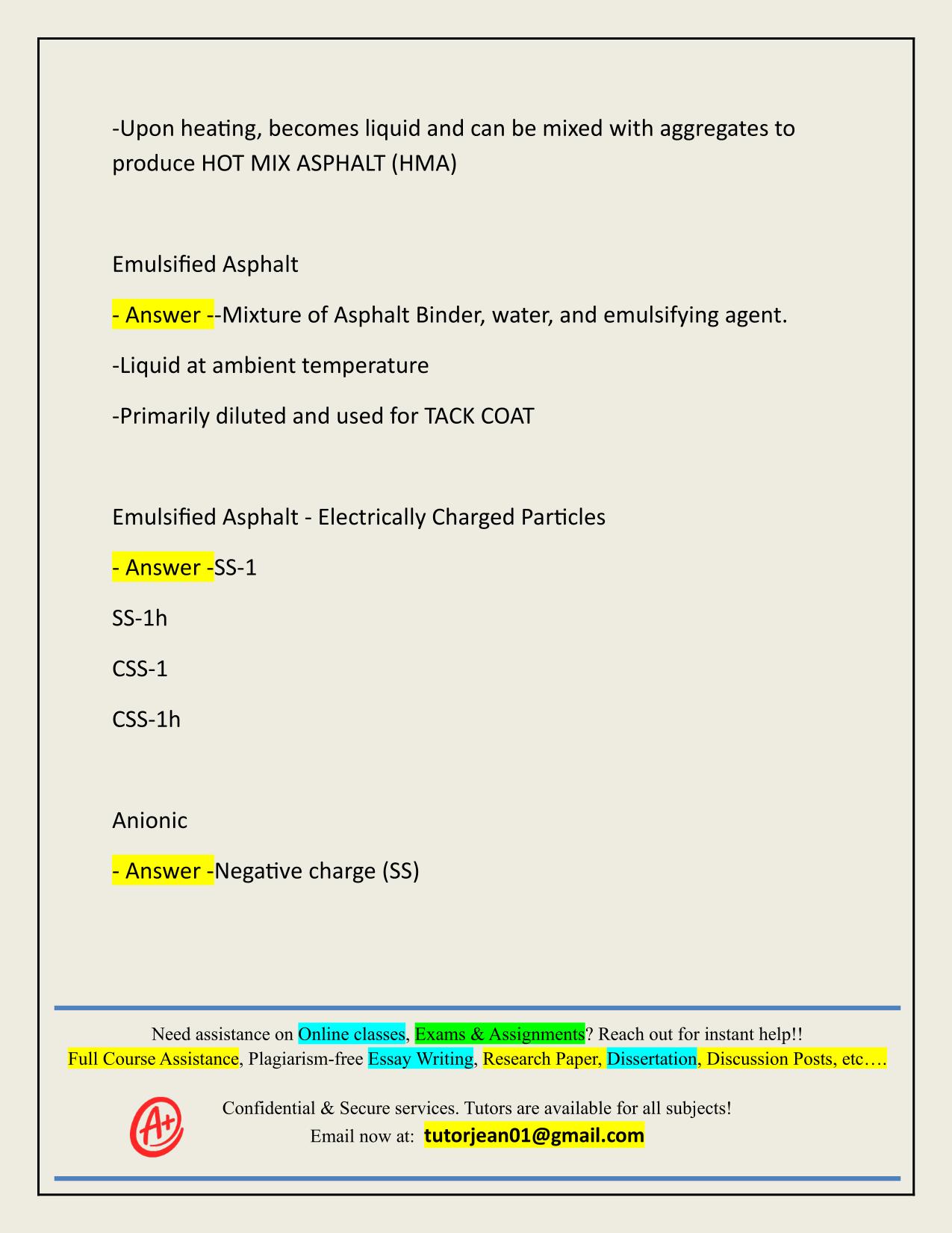 2025/2026 FIELD SAMPLING AND TESTING OF ASPHALT MATERIALS AND ASPHALT MIXTURES