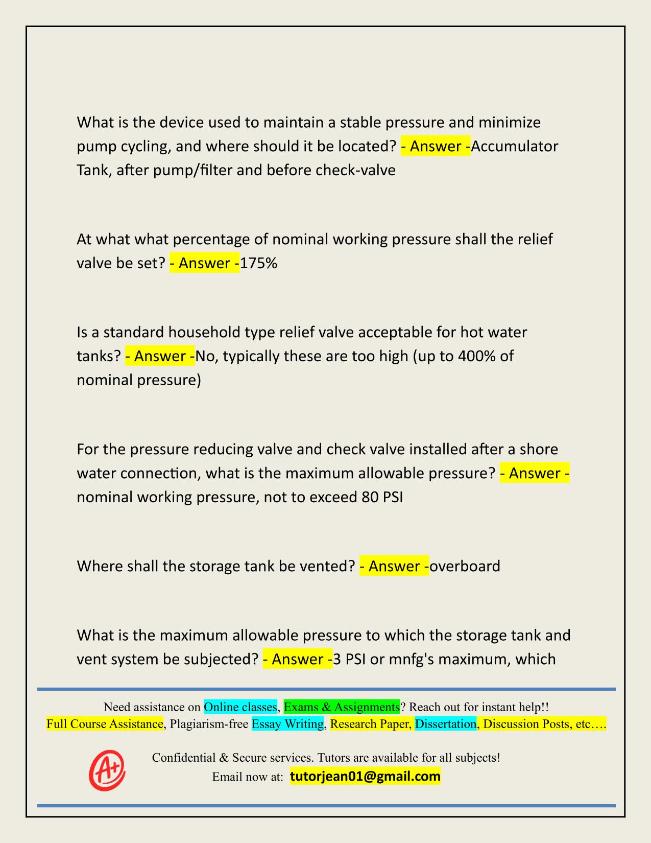 2025/2026 ABYC SYSTEMS CERTIFICATION EXAM REVIEW ACTUAL Q&A 100% PASS