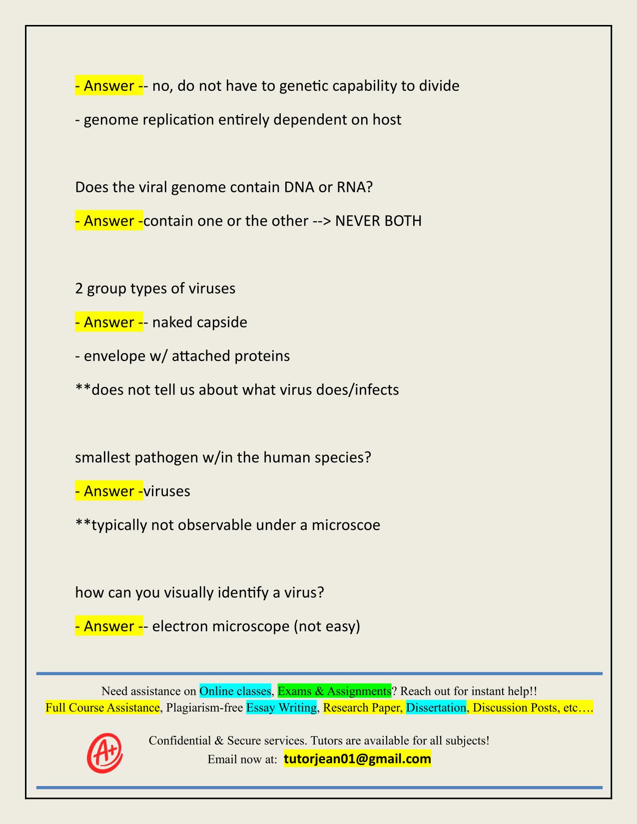 2025/2026 MICROB 3200 (BALDWIN) - FINAL EXAM (VIRUS CLASSIFICATION) ACTUAL Q&A 100% PASS