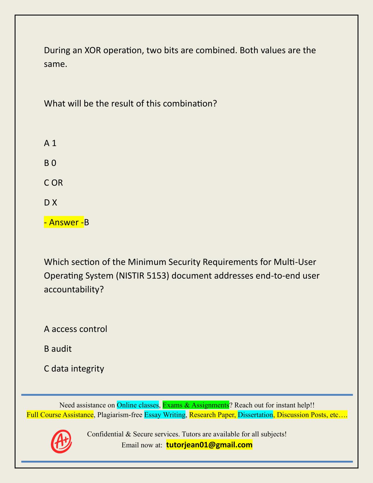 2025/2026 WGU MASTER'S COURSE C726 - CYBERSECURITY ARCHITECTURE AND ENGINEERING