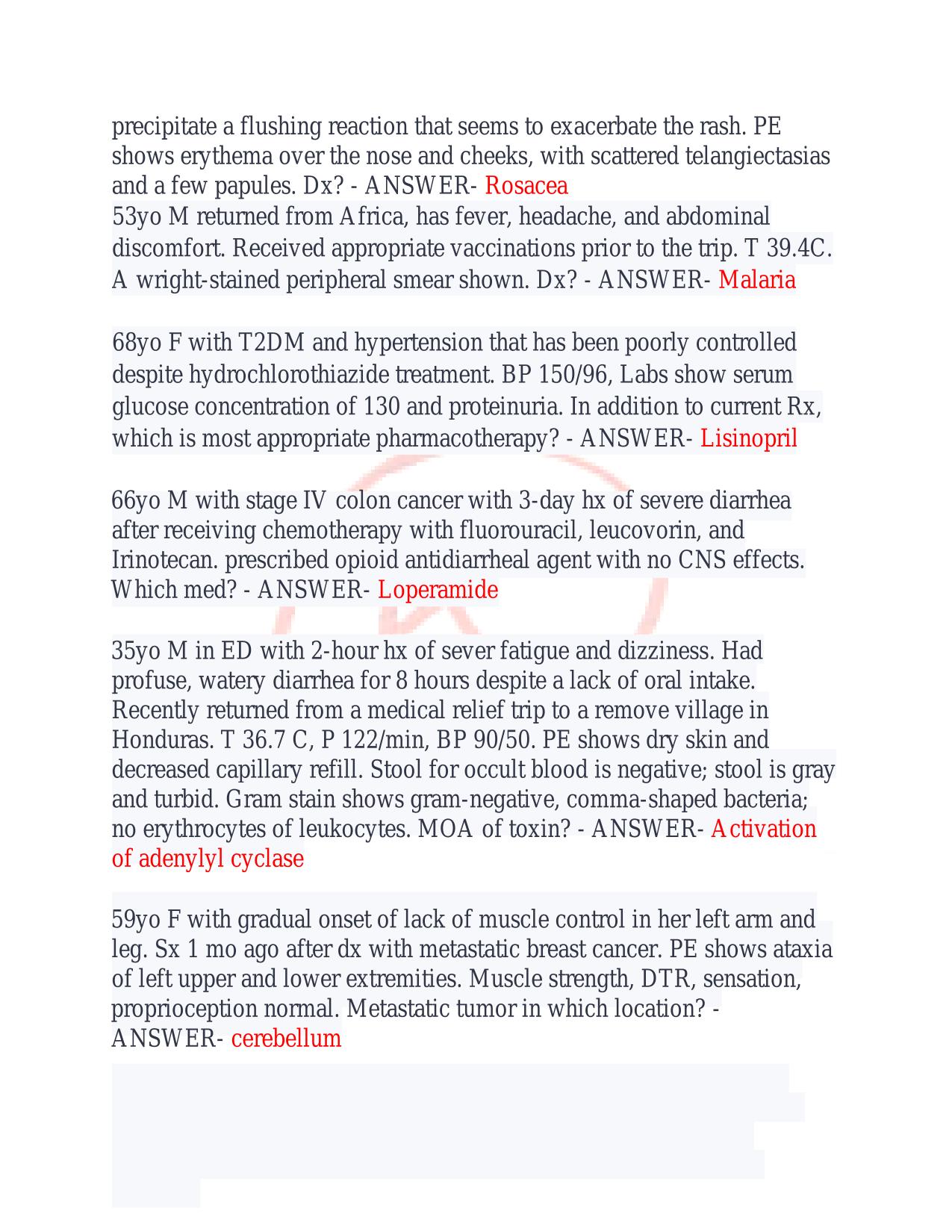 NBME CBSE REAL EXAM 200 Q&A ACTUAL 2025/2026 LATEST UPDATE