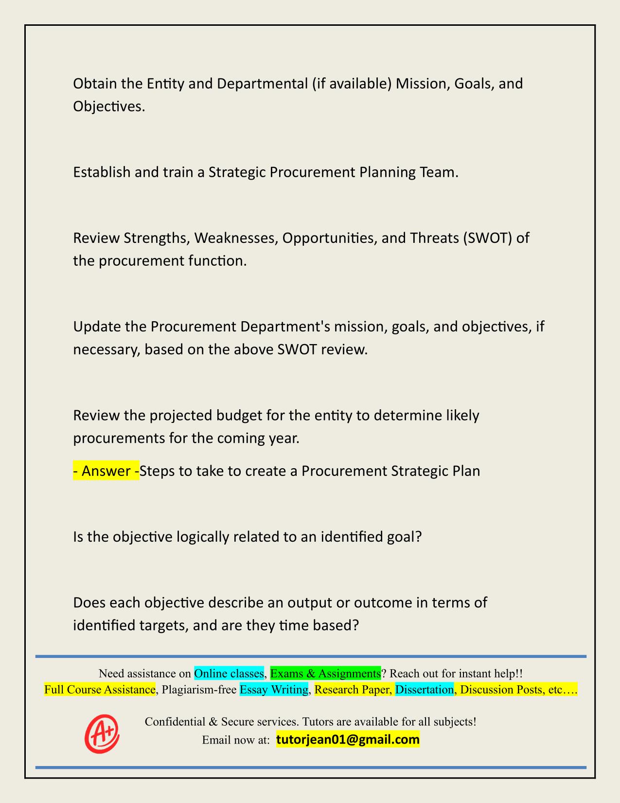 NIGP CPP MODULE A ACTUAL 2025/2026 CORRECTLY ANSWERED
