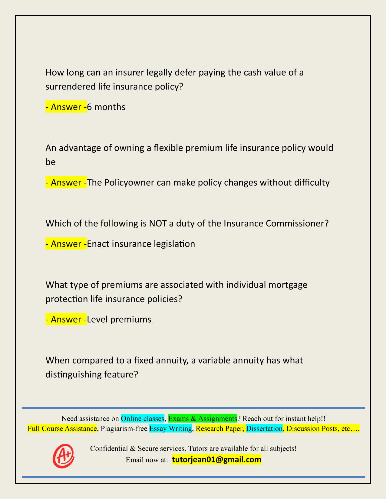 FINAL EXAM - OKLAHOMA LIFE AND HEALTH ACTUAL 2025/2026 QUESTIONS AND 100% CORRECT ANSWERS