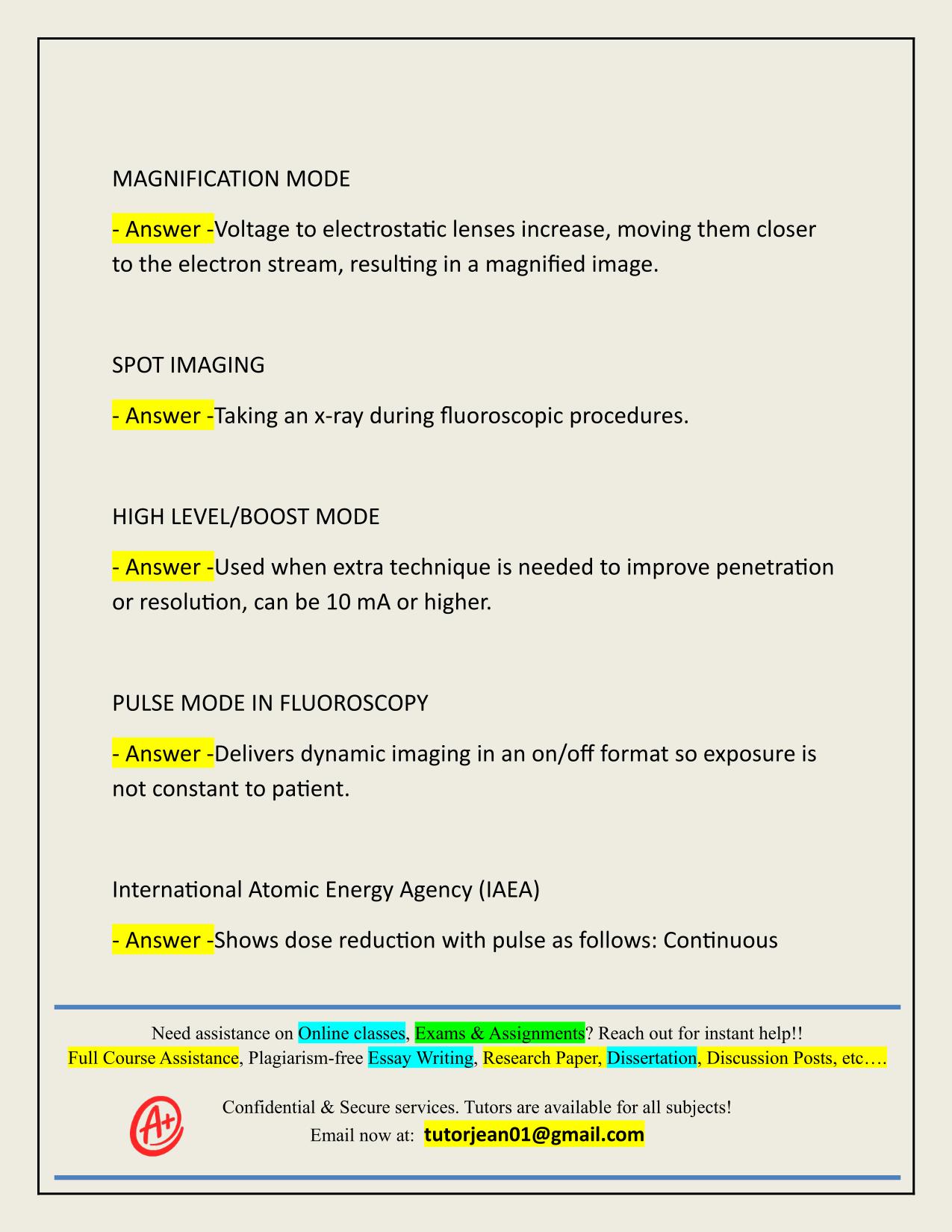 FLUOROSCOPY FINAL STUDY GUIDE ACTUAL 2025/2026 Q&A