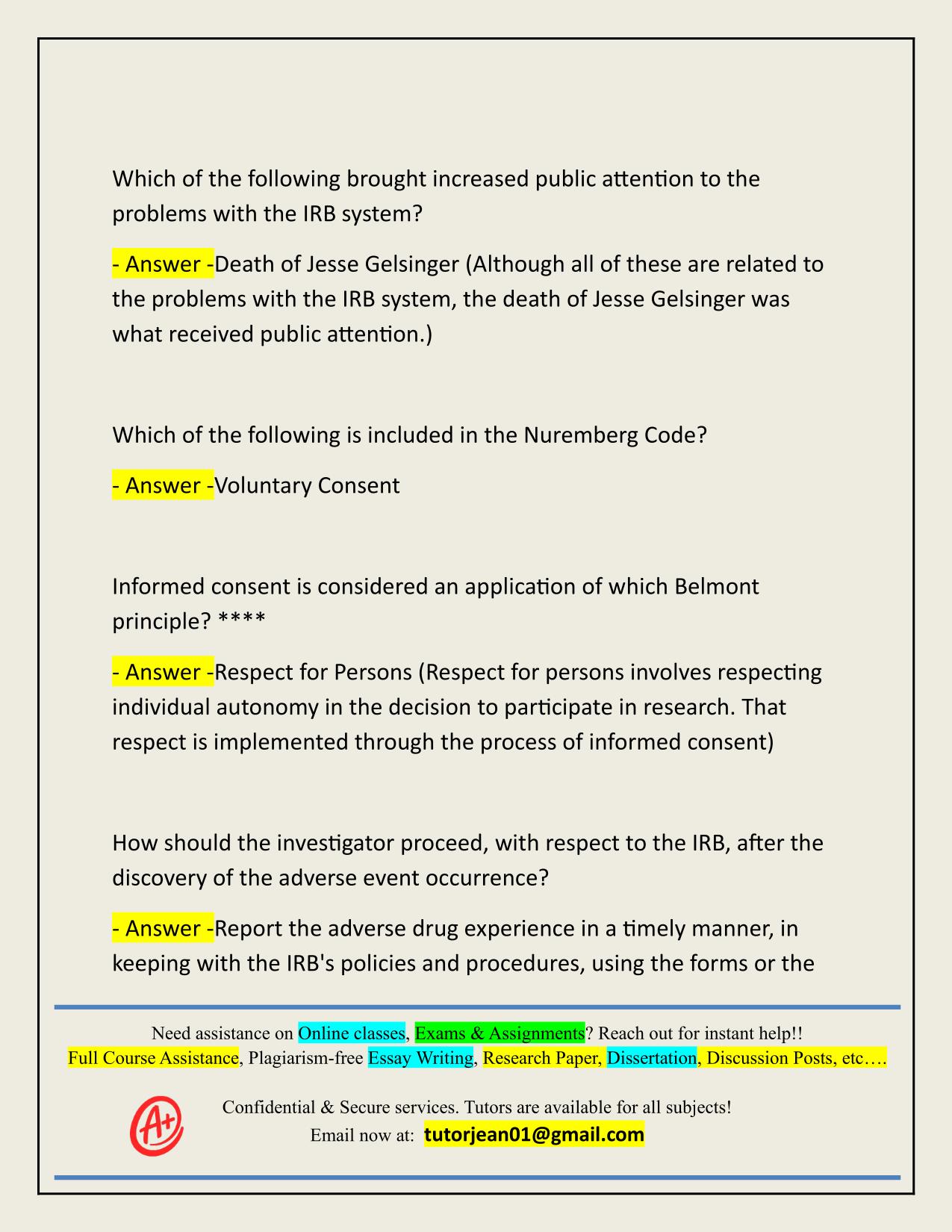 RM: CITI MODULES ACTUAL 2025/2026 CORRECTLY ANSWERED