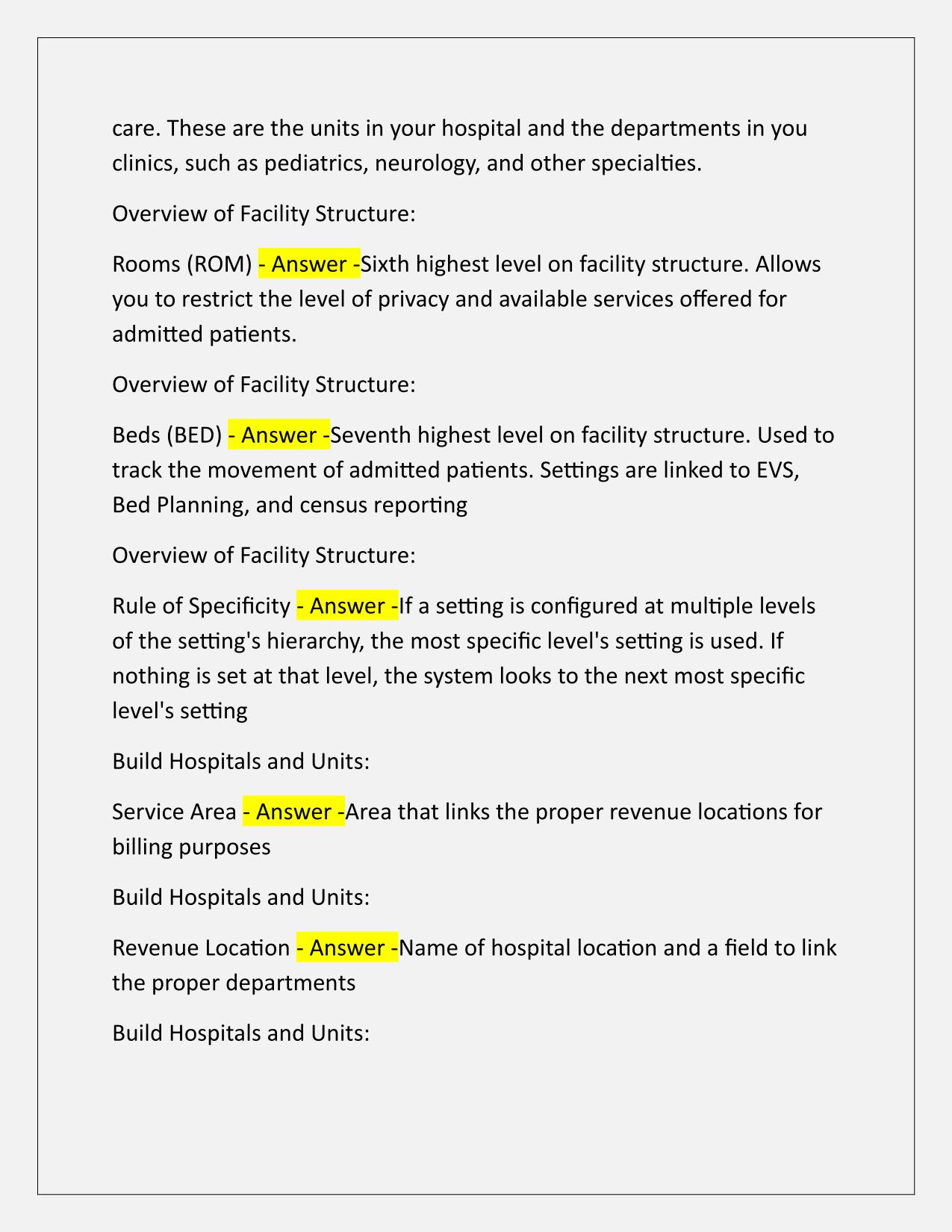 Grand Central 150 and 201 Key Terms Q&A Latest Update