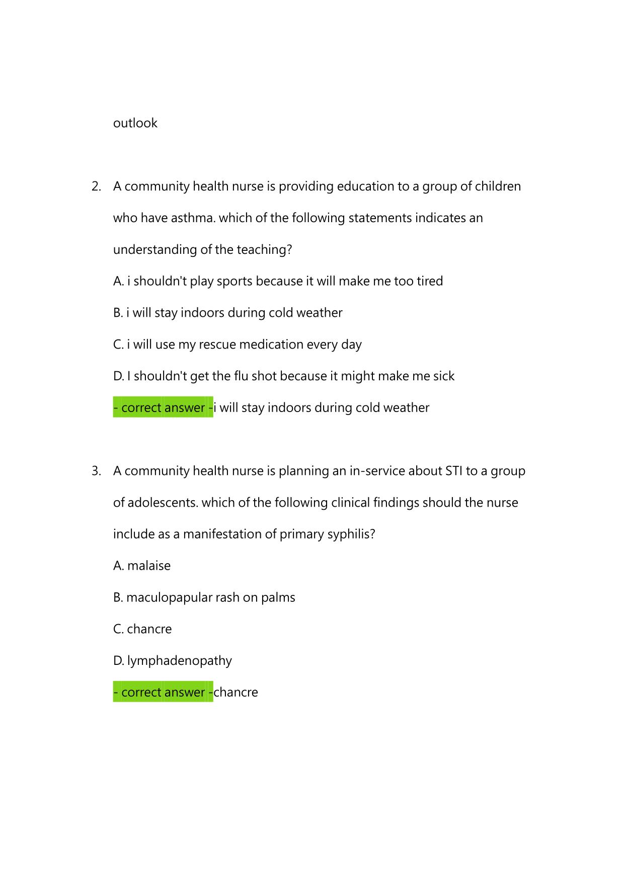 ATI Community Health Proctored Exam Retake ACTUAL 2025/2026 Latest Update.