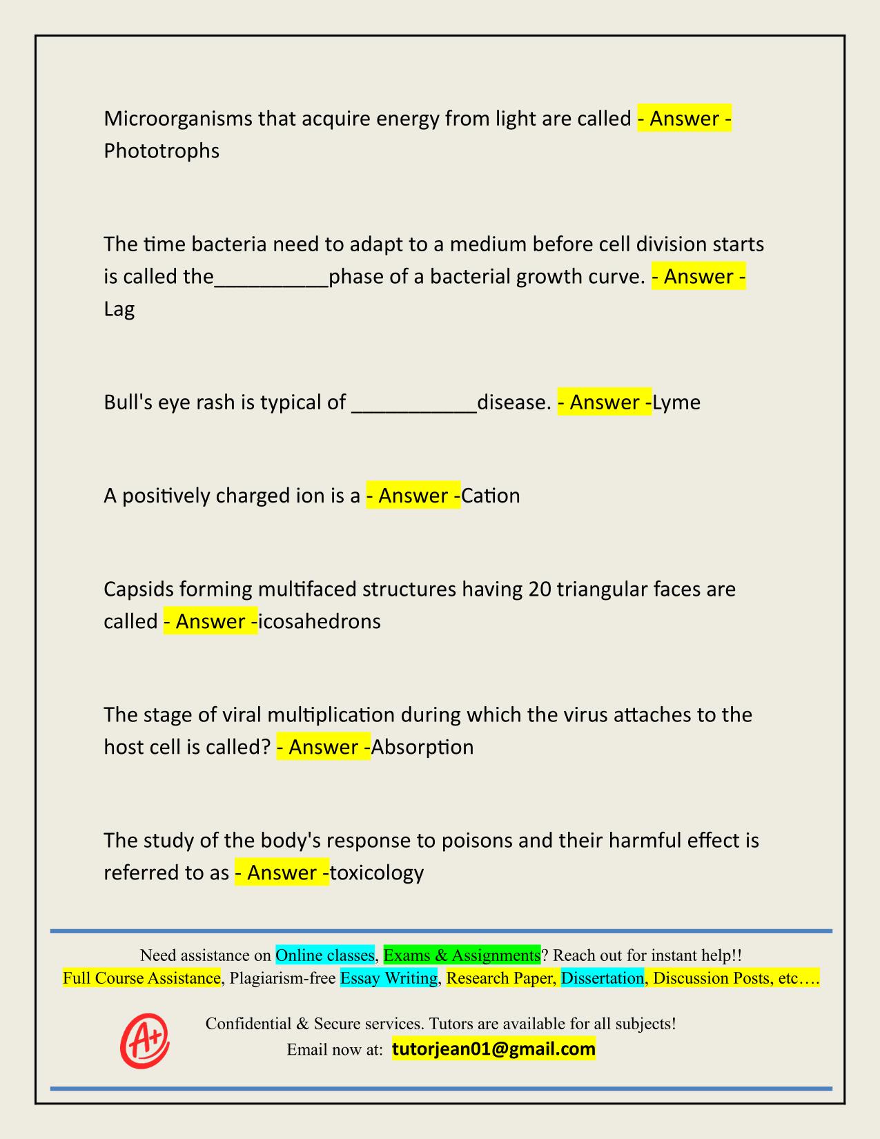 2025/2026 MICROBIOLOGY MIDTERM JERSEY COLLEGE REVIEW ACTUAL Q&A 100% PASS