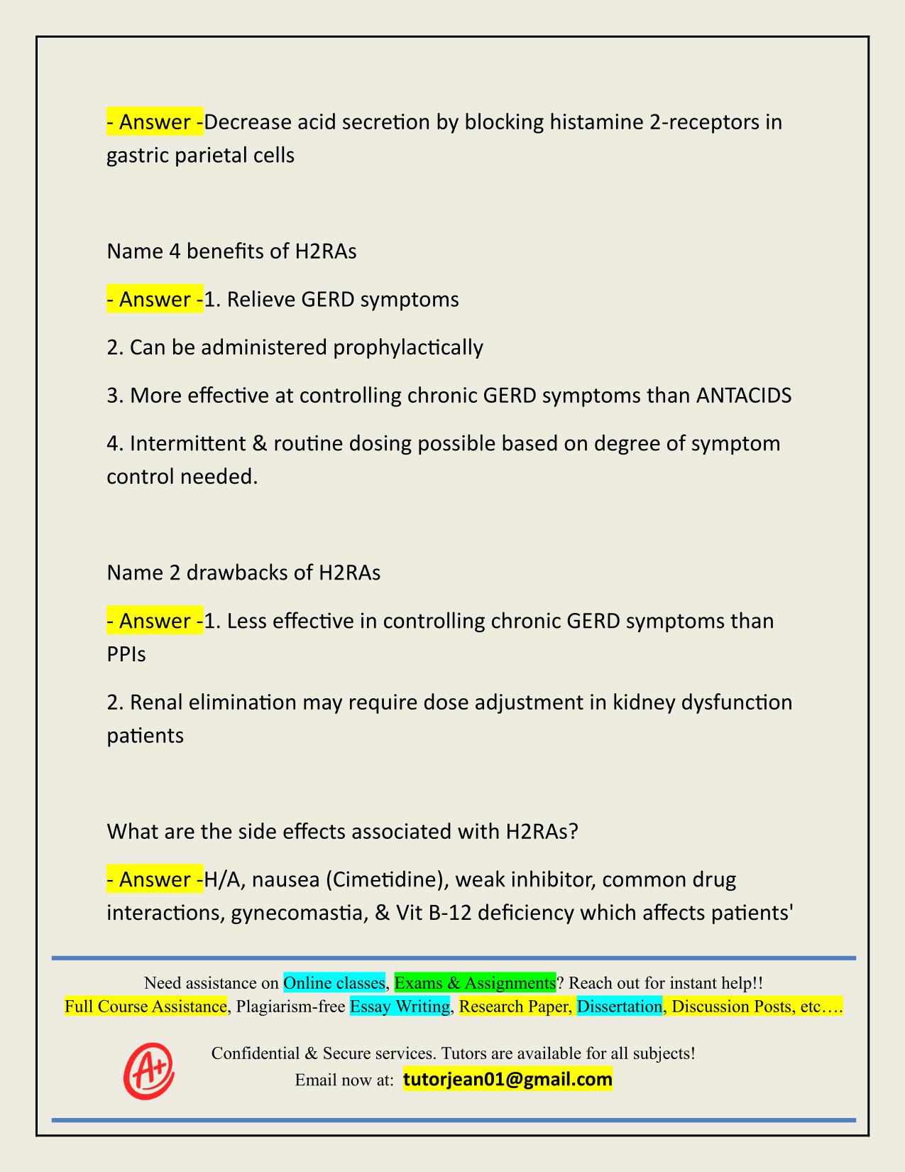2025/2026 NSG 533 ADV PHARM: MODULE 1: GI: CHP 17 LATEST UPDATE