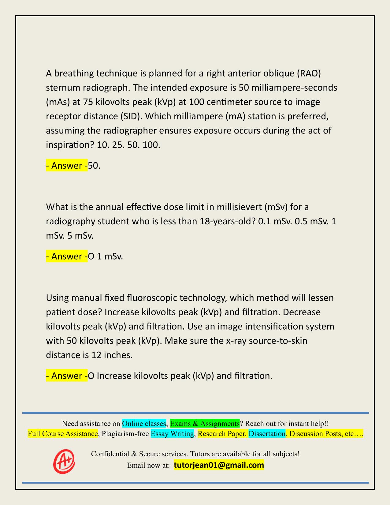 HESI RADIOLOGY V2 ACTUAL 2025/2026 Q&A 100% PASS