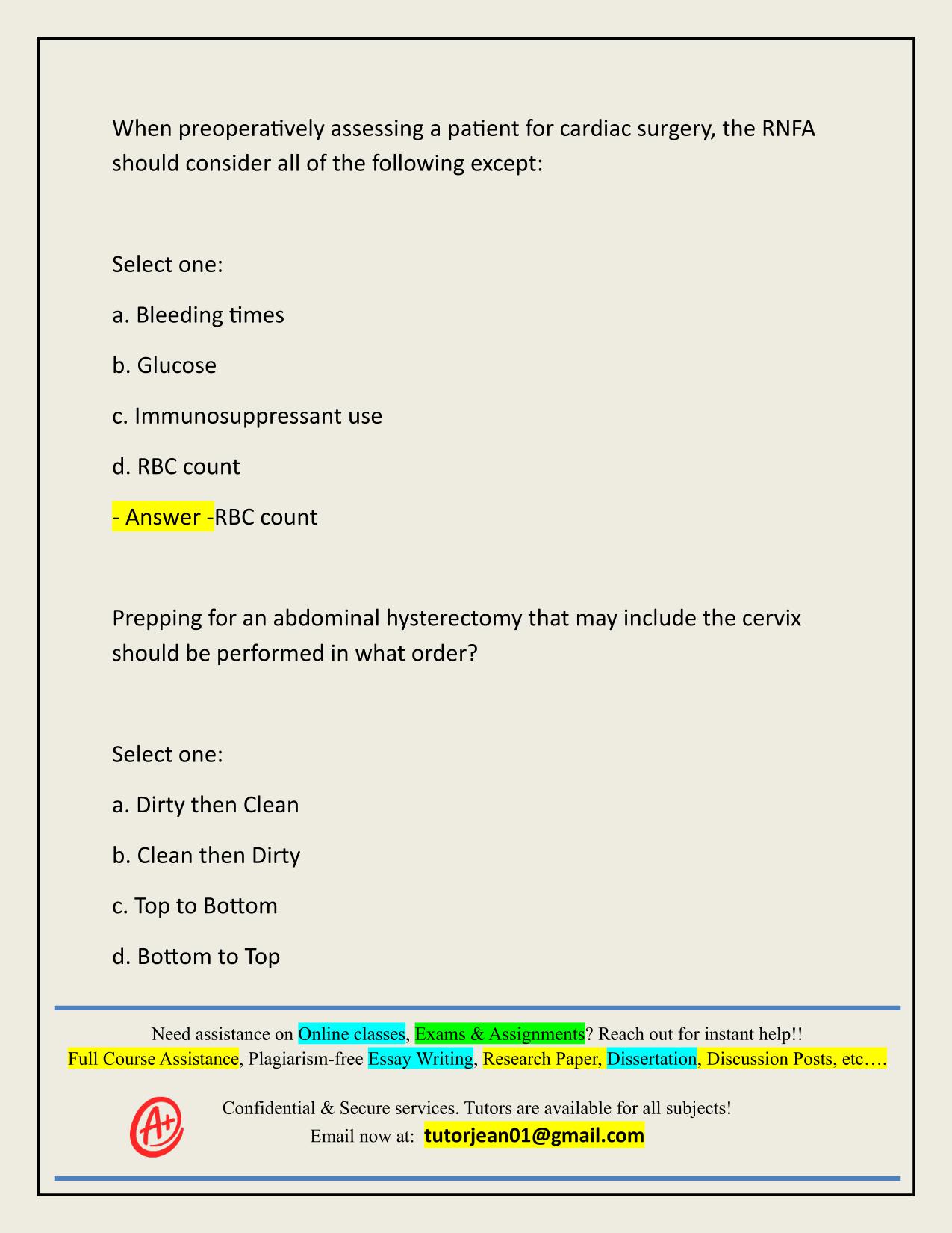 NIFA SURGICAL SPECIALTIES QUIZ 3 ACTUAL 2025/2026 CORRECTLY ANSWERED