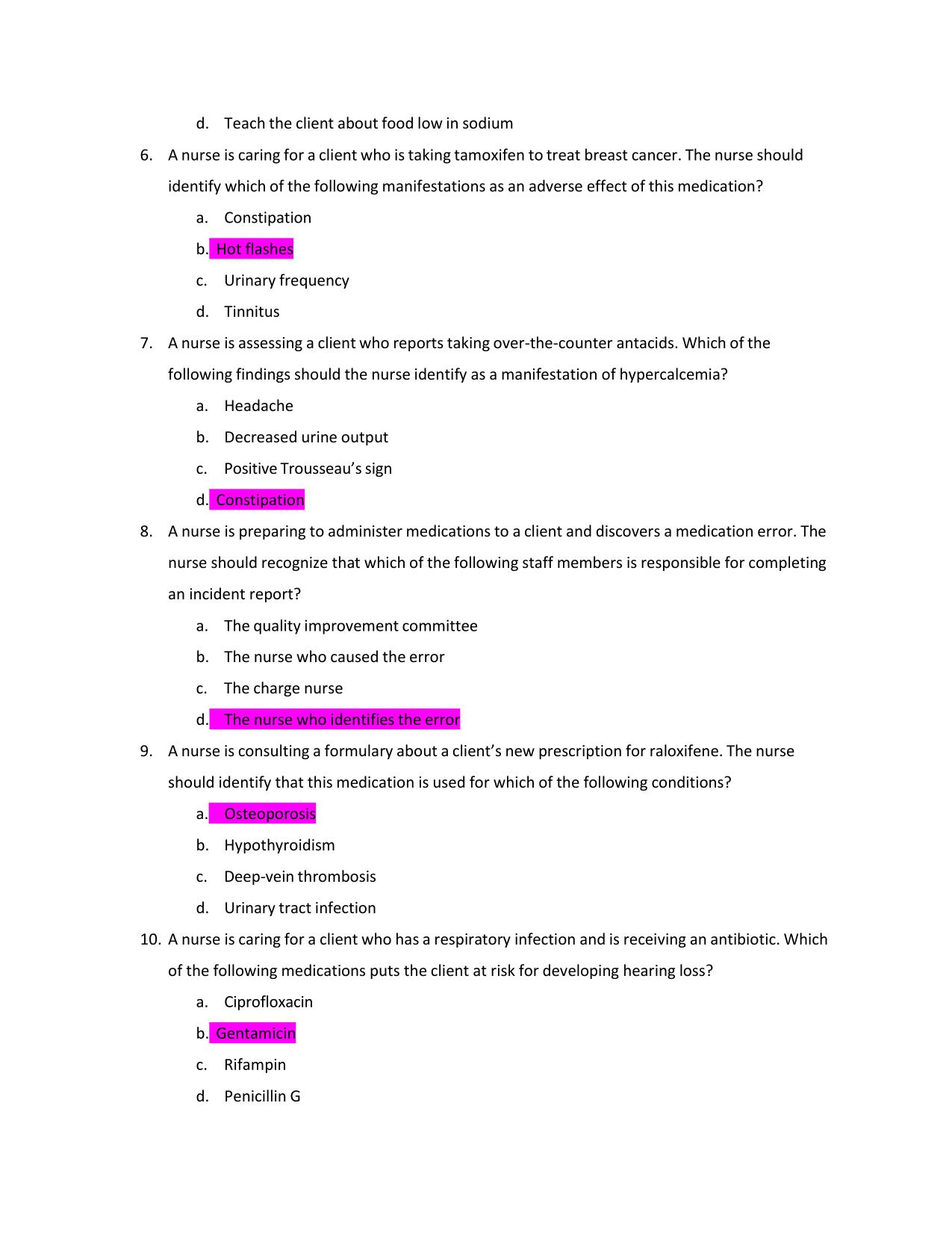 ATI Pharmacology Proctored 2019 Retake 1 exam ACTUAL 2025/2026