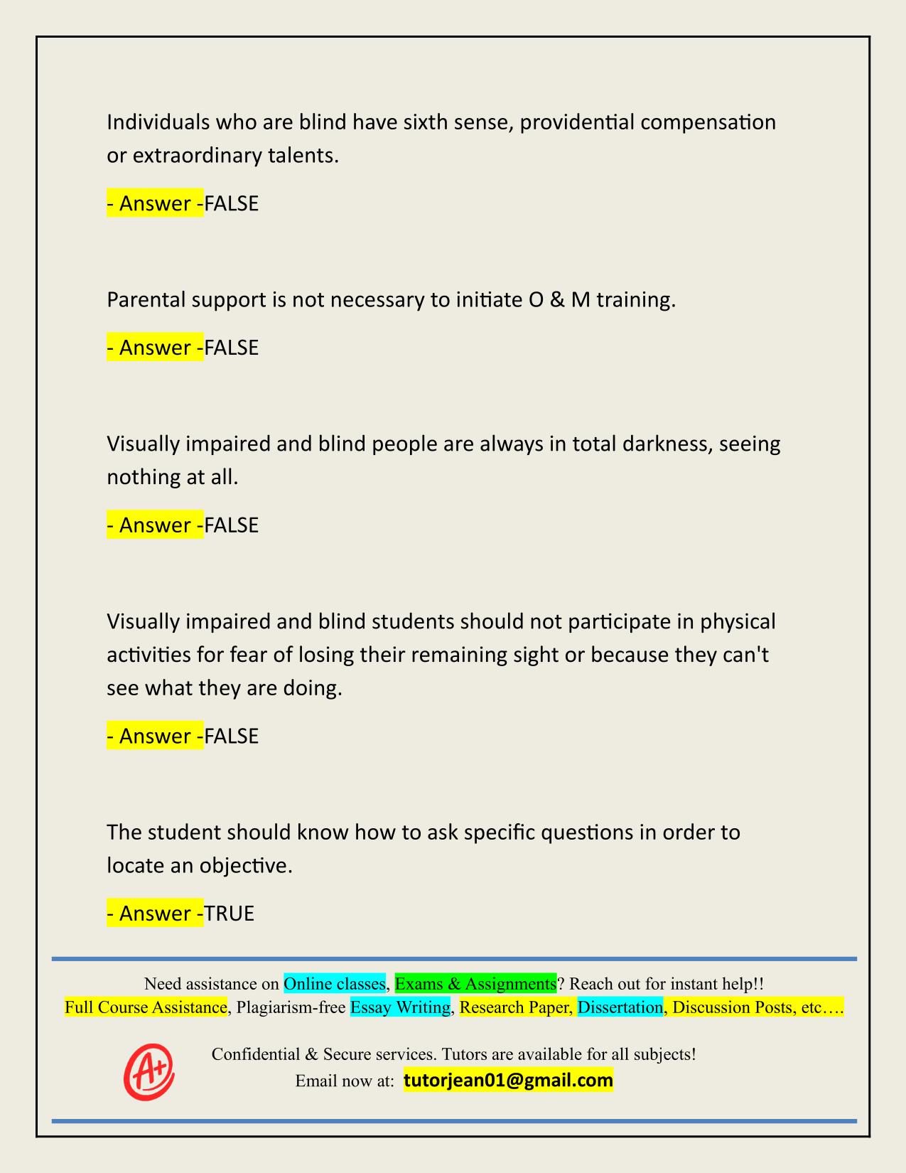 ORIENTATION AND MOBILITY MIDTERM ACTUAL 2025/2026